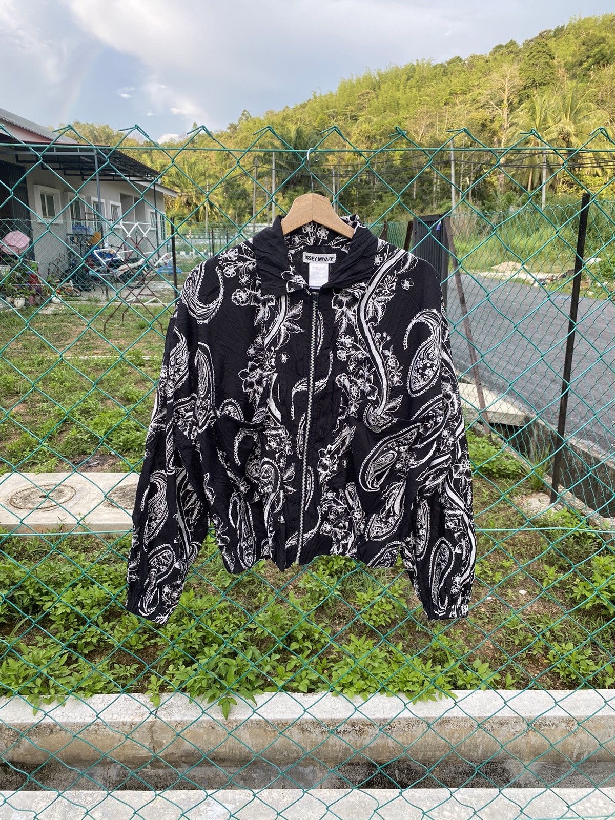 Issey Miyake SS1996 Issey Miyake Paisley Cropped Jacket Size US L / EU 52-54 / 3 - 1 Thumbnail