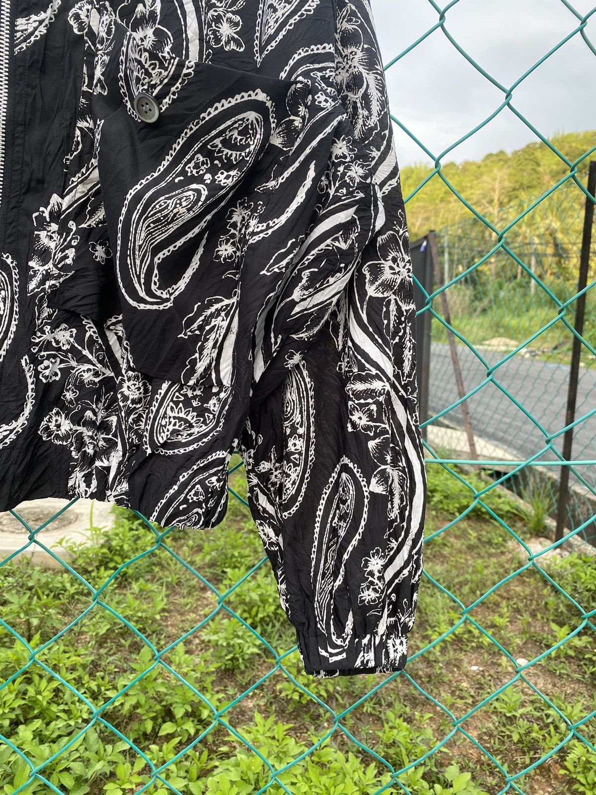 Issey Miyake SS1996 Issey Miyake Paisley Cropped Jacket Size US L / EU 52-54 / 3 - 5 Thumbnail