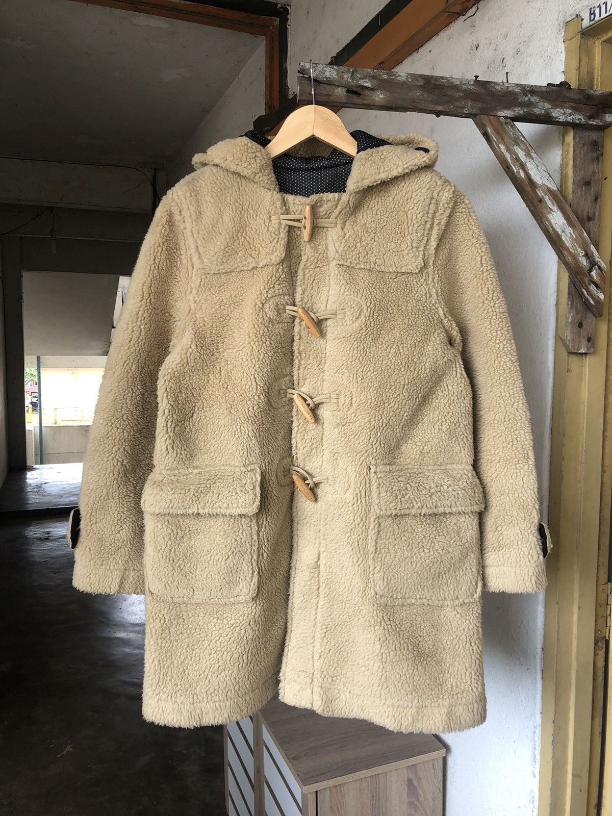 Bape Windstopper Deep Pile Flecee Duffle Coat Size US S / EU 44-46 / 1 - 2 Thumbnail