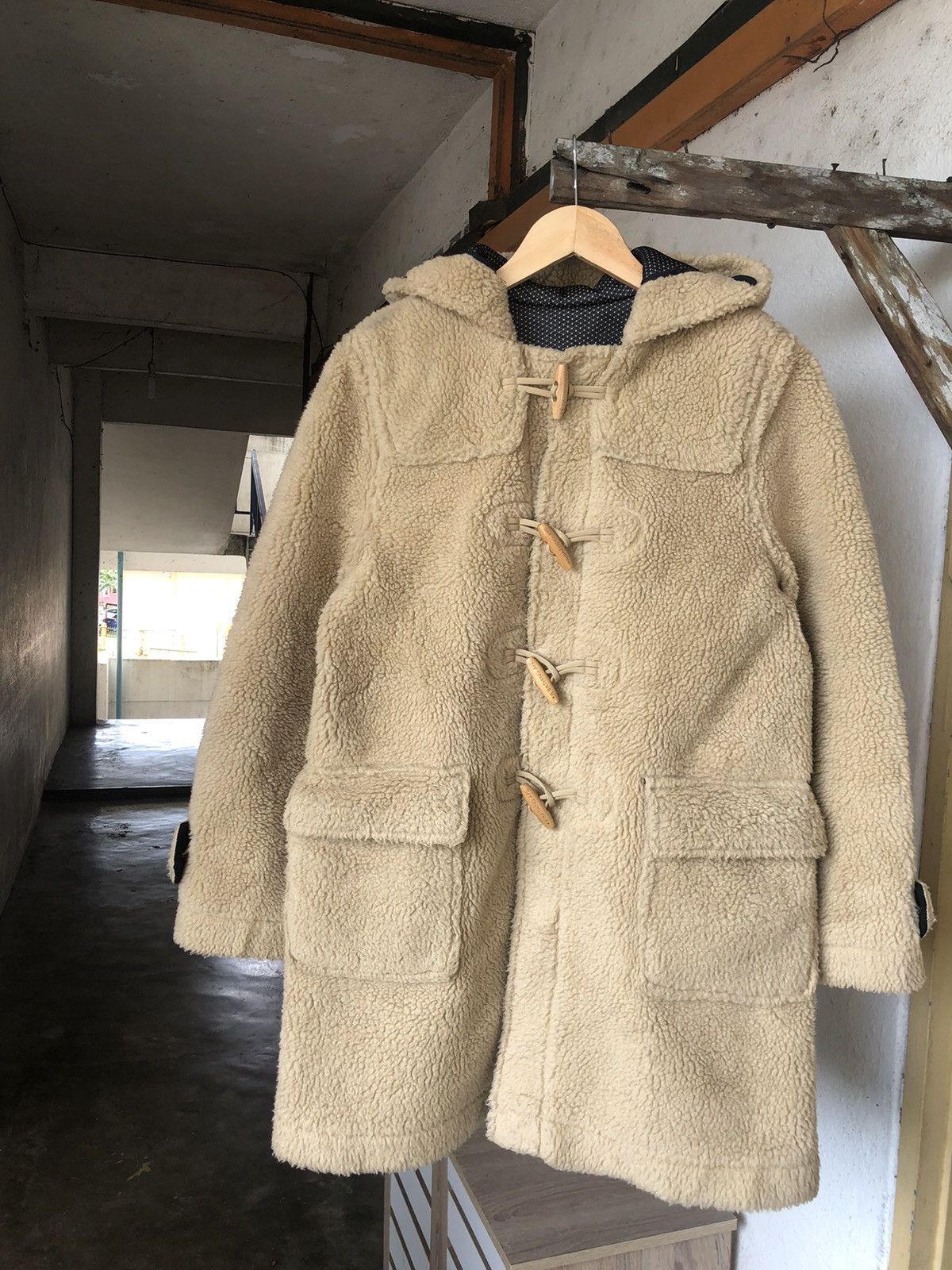 Bape Windstopper Deep Pile Flecee Duffle Coat Size US S / EU 44-46 / 1 - 3 Thumbnail
