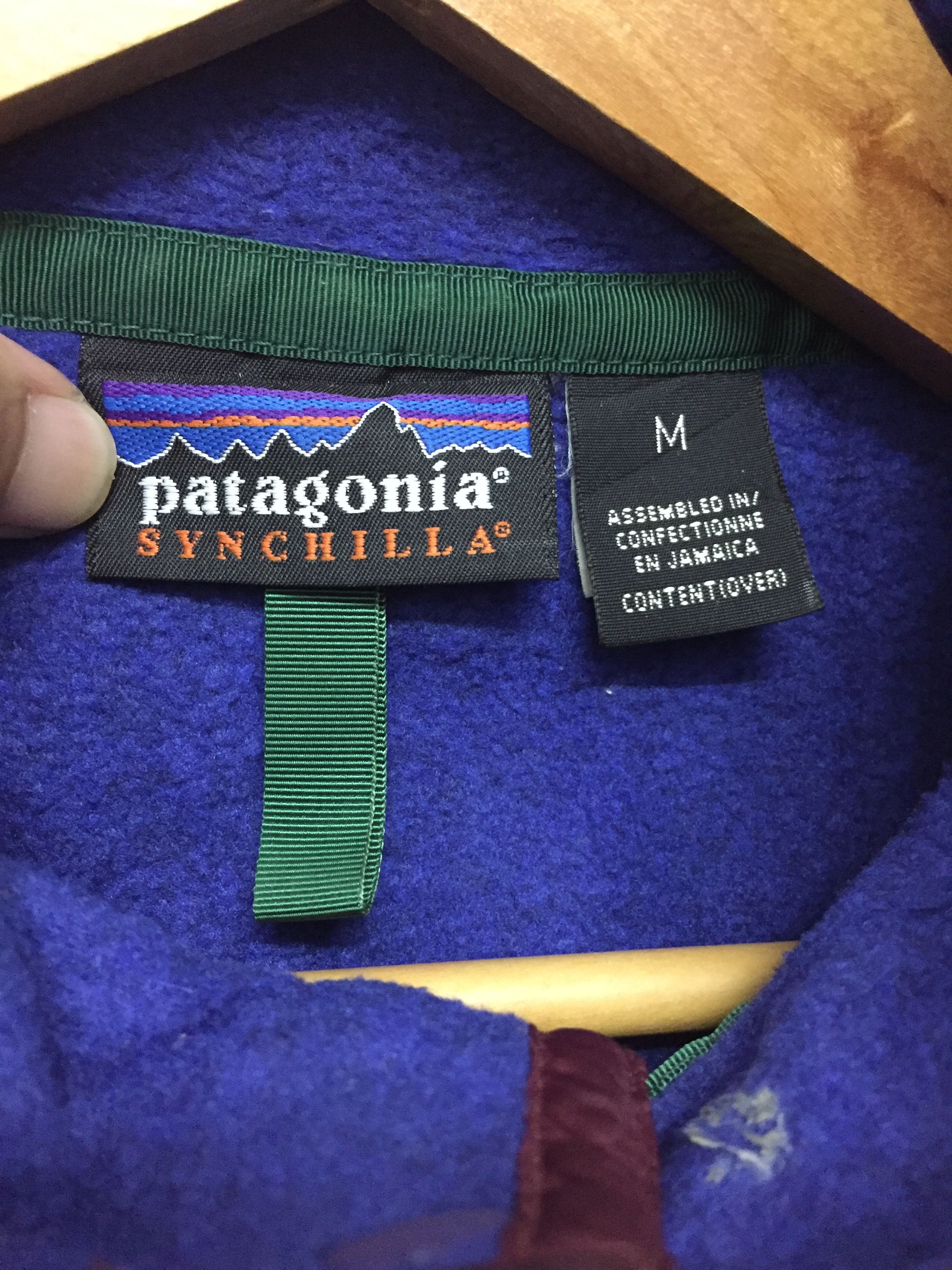 Patagonia 90's PATAGONIA fleece pocket snap button jacket Size US M / EU 48-50 / 2 - 8 Thumbnail