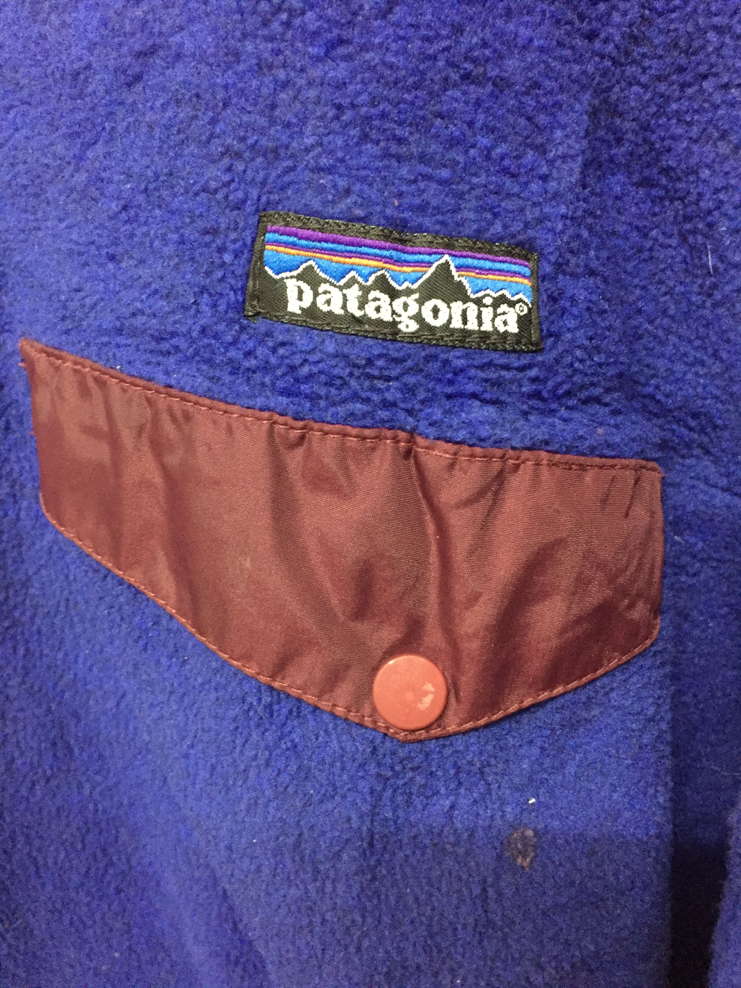 Patagonia 90's PATAGONIA fleece pocket snap button jacket Size US M / EU 48-50 / 2 - 6 Thumbnail
