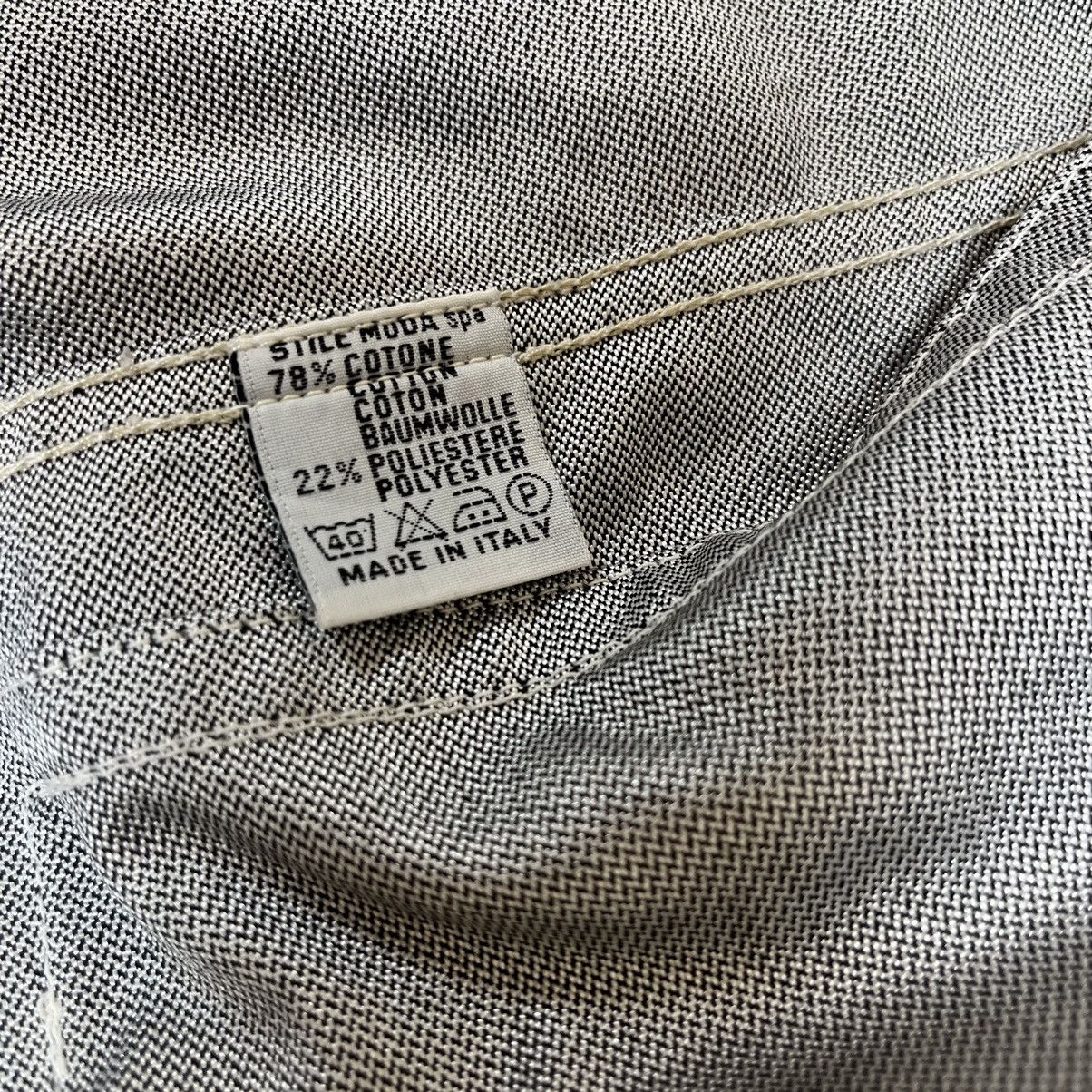 Japanese Brand × Katharine Hamnett London × Vintage Katharine Hamnett denim silver jacket Size US L / EU 52-54 / 3 - 7 Thumbnail