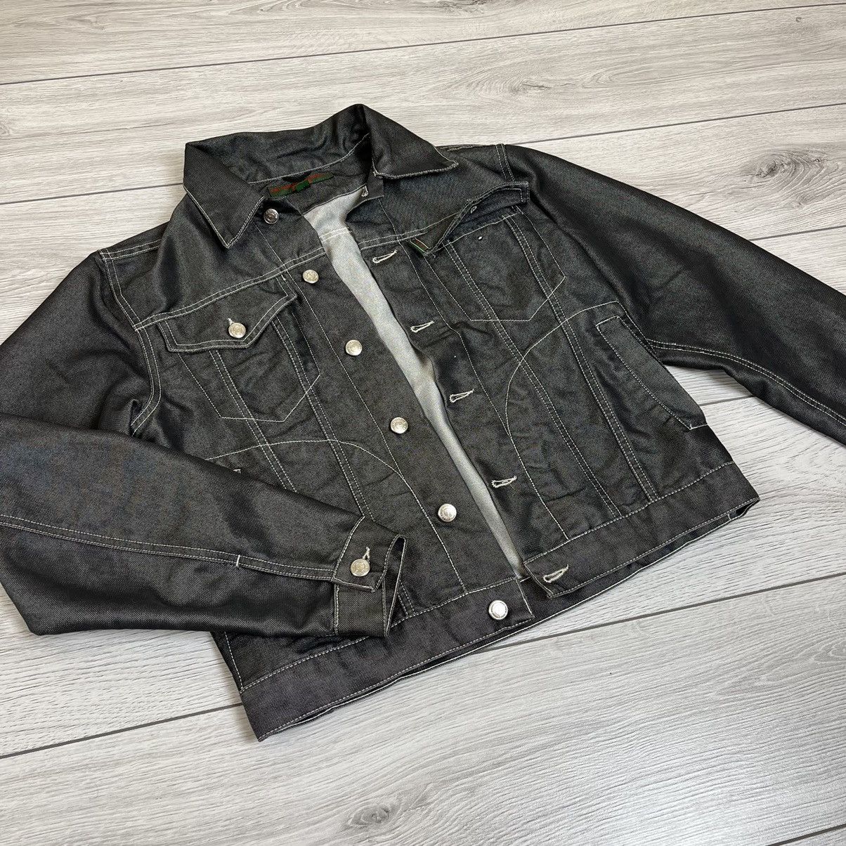 Japanese Brand × Katharine Hamnett London × Vintage Katharine Hamnett denim silver jacket Size US L / EU 52-54 / 3 - 2 Thumbnail
