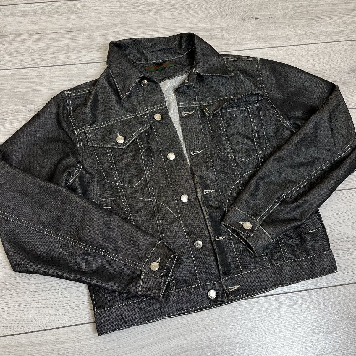 Japanese Brand × Katharine Hamnett London × Vintage Katharine Hamnett denim silver jacket Size US L / EU 52-54 / 3 - 3 Thumbnail
