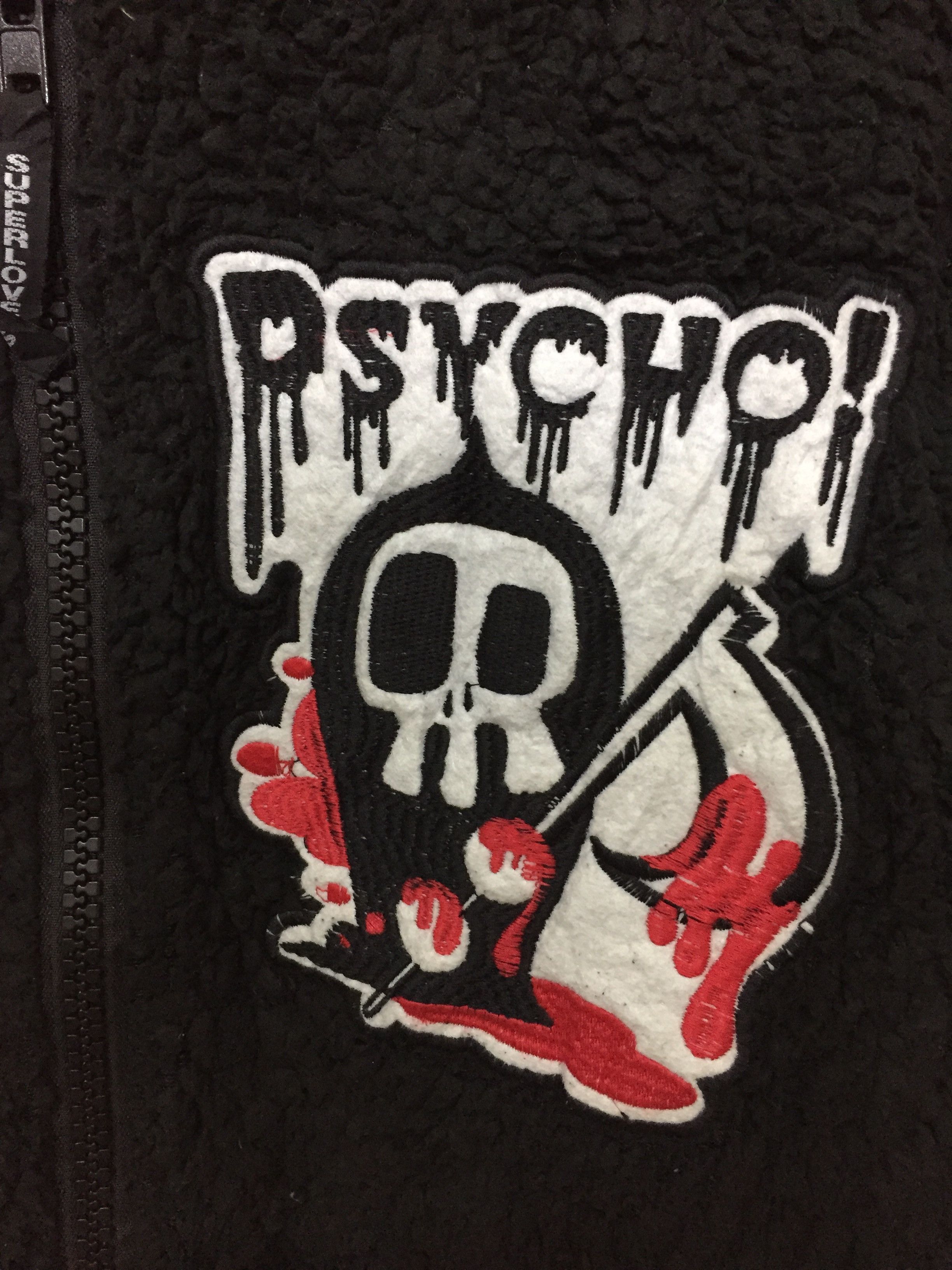 Japanese Brand Vintage Super Lovers japan Fleece Psycho jacket Size US XS / EU 42 / 0 - 5 Thumbnail
