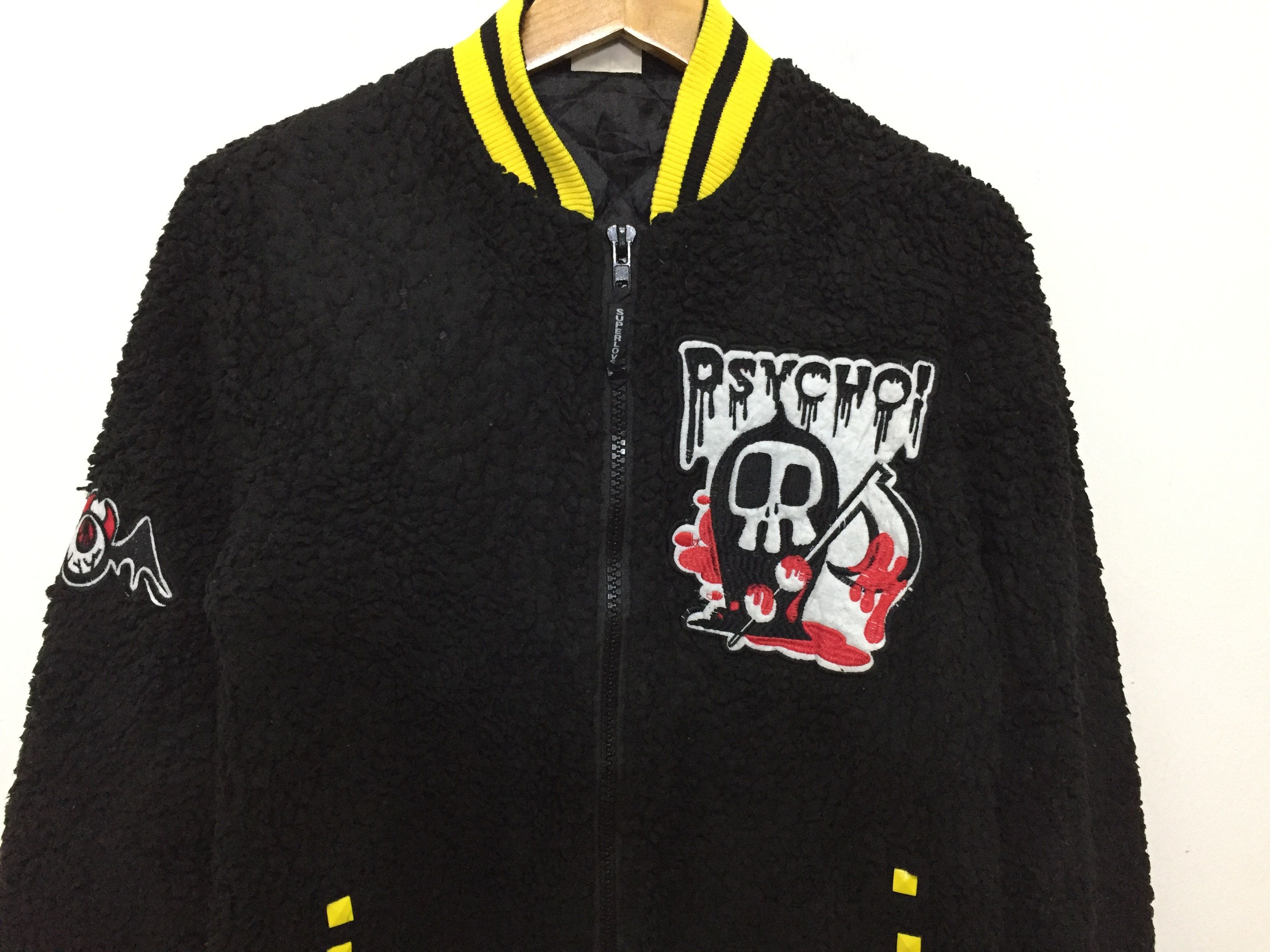 Japanese Brand Vintage Super Lovers japan Fleece Psycho jacket Size US XS / EU 42 / 0 - 4 Thumbnail