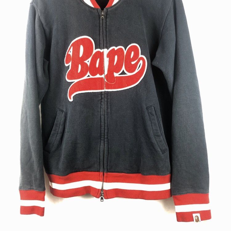 Bape Bape Zipper Cotton Varsity Jacket Size US M / EU 48-50 / 2 - 4 Thumbnail