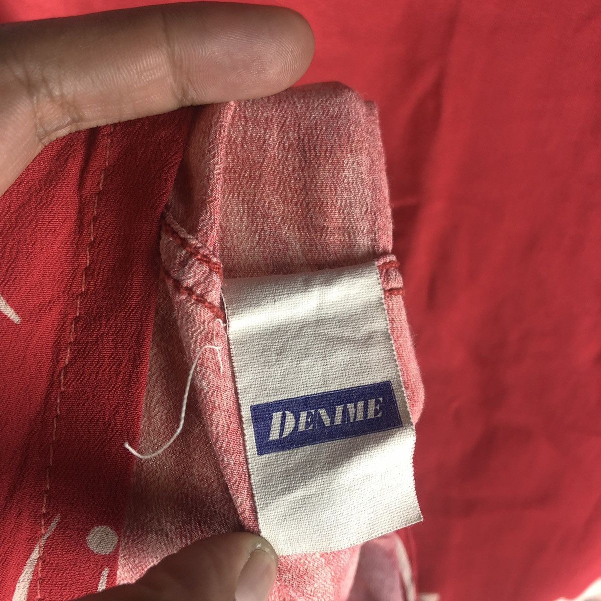 Denime Vintage Denime Hand Print Rayon Shirt Size US M / EU 48-50 / 2 - 10 Thumbnail