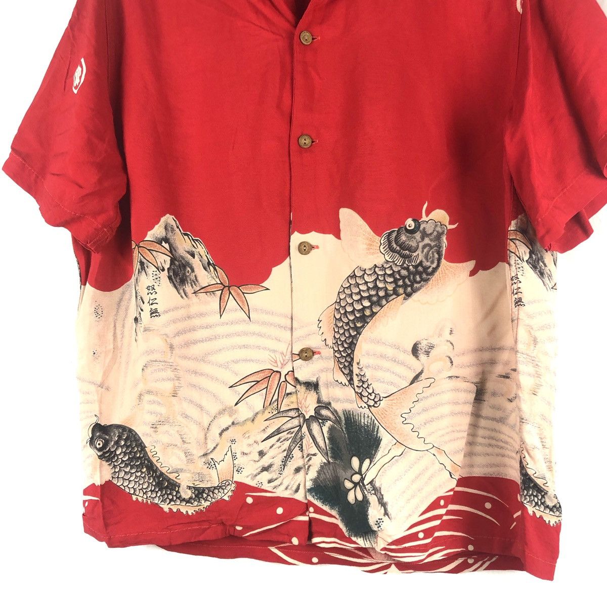 Denime Vintage Denime Hand Print Rayon Shirt Size US M / EU 48-50 / 2 - 3 Thumbnail