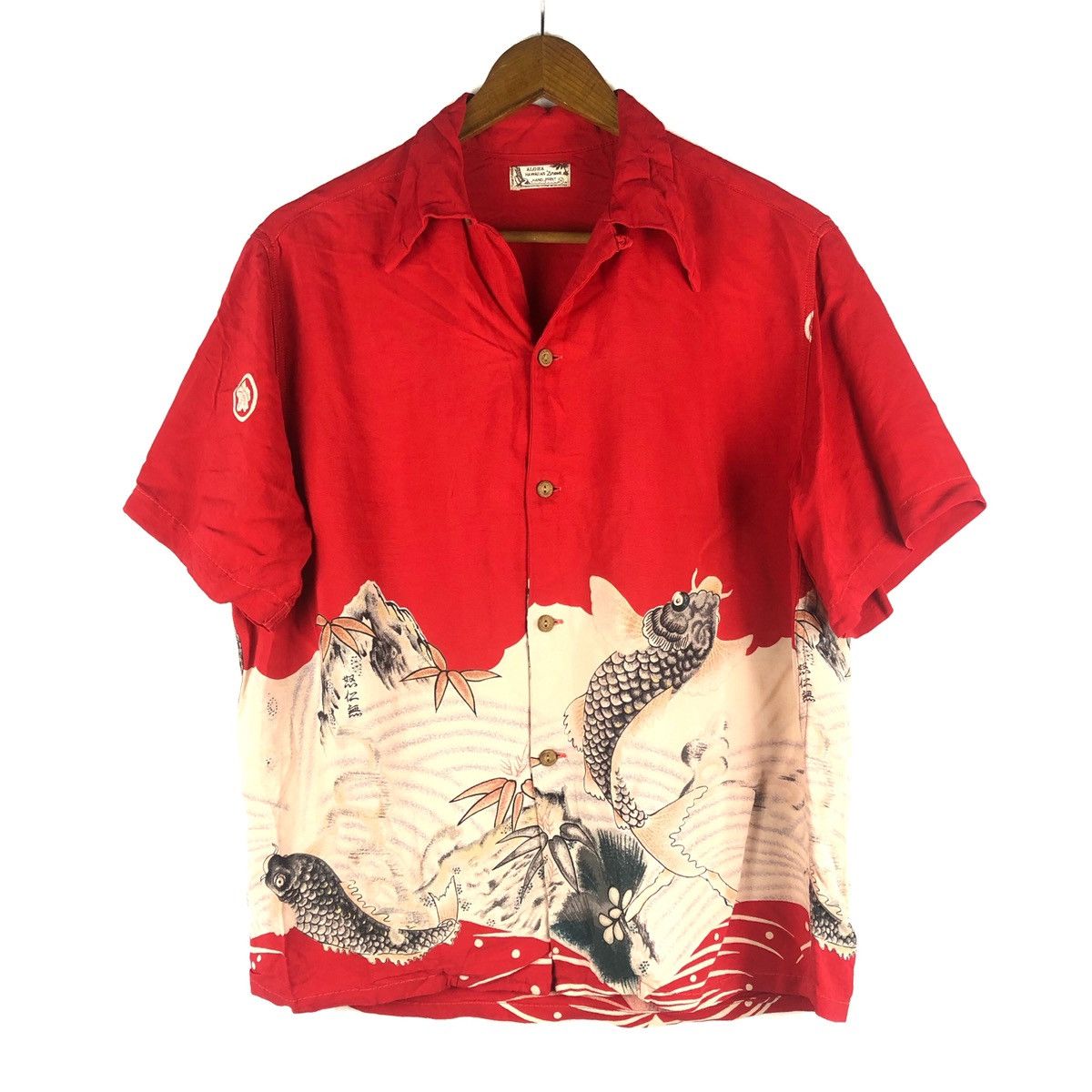 Denime Vintage Denime Hand Print Rayon Shirt Size US M / EU 48-50 / 2 - 1 Thumbnail
