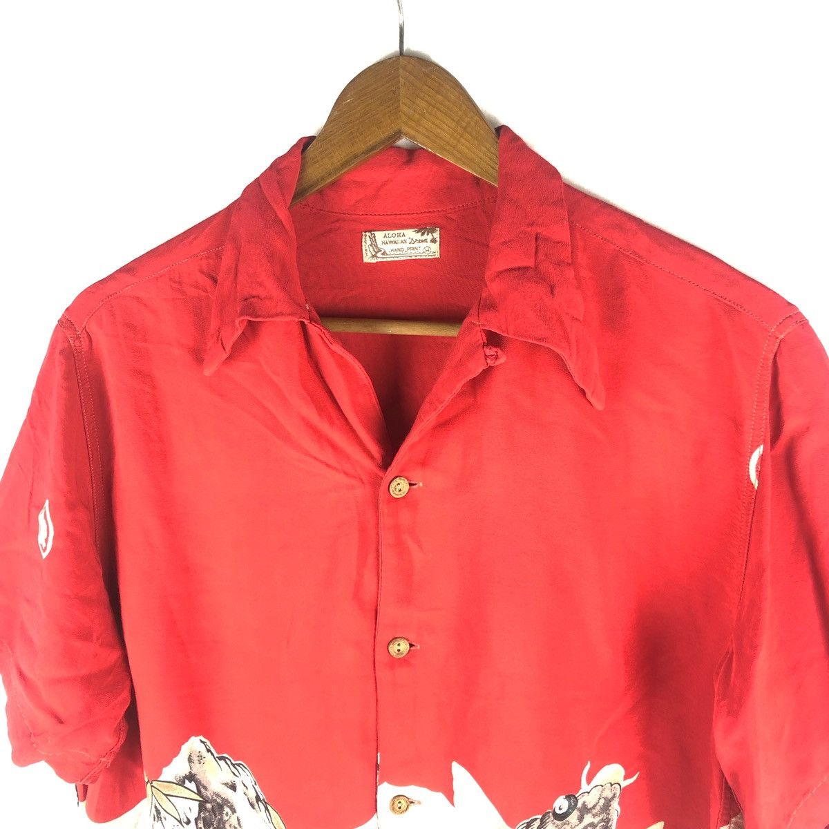 Denime Vintage Denime Hand Print Rayon Shirt Size US M / EU 48-50 / 2 - 4 Thumbnail