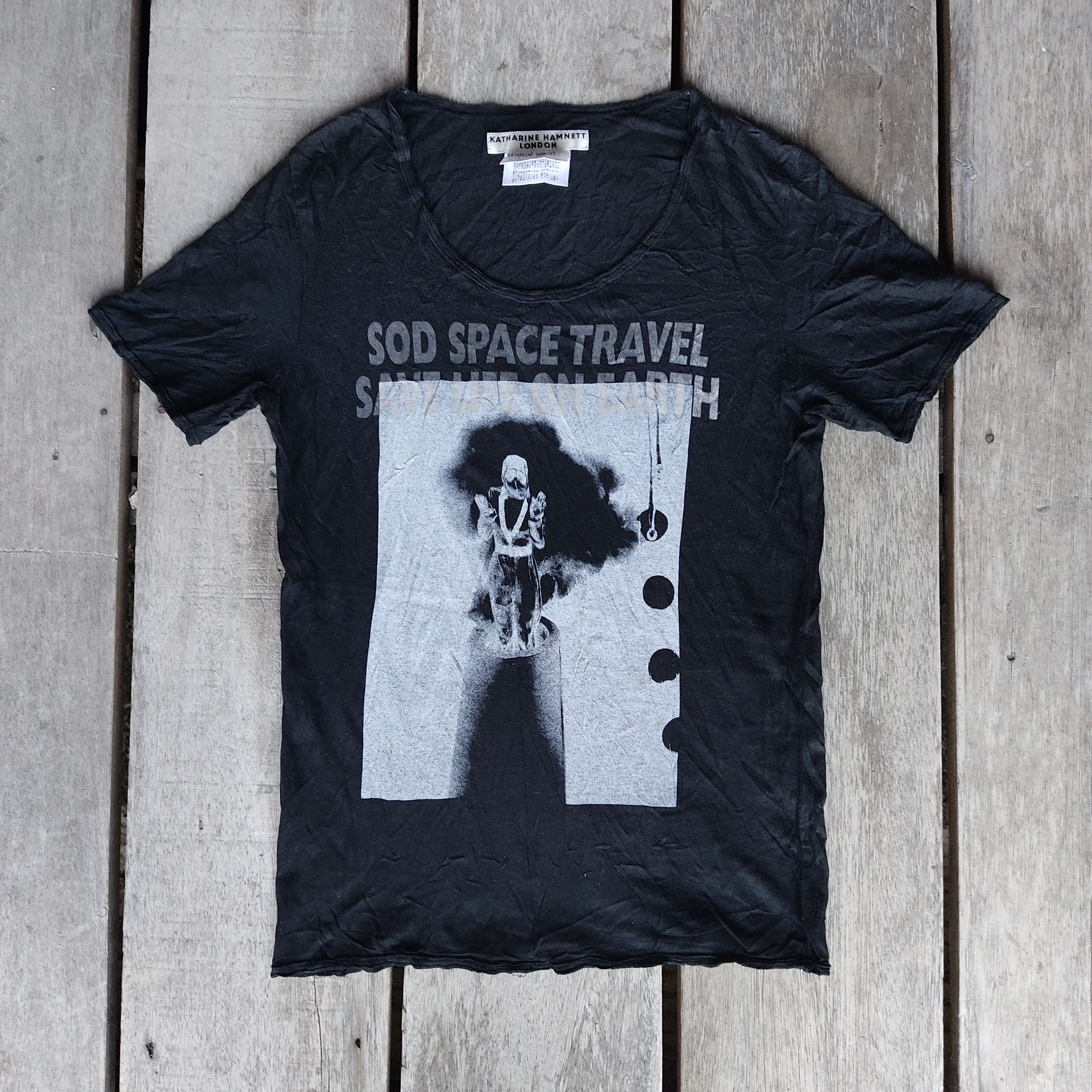 Arts & Science × Designer × Katharine Hamnett London Save Life On Earth Design Graphics Soft Cotton Size US S / EU 44-46 / 1 - 1 Thumbnail