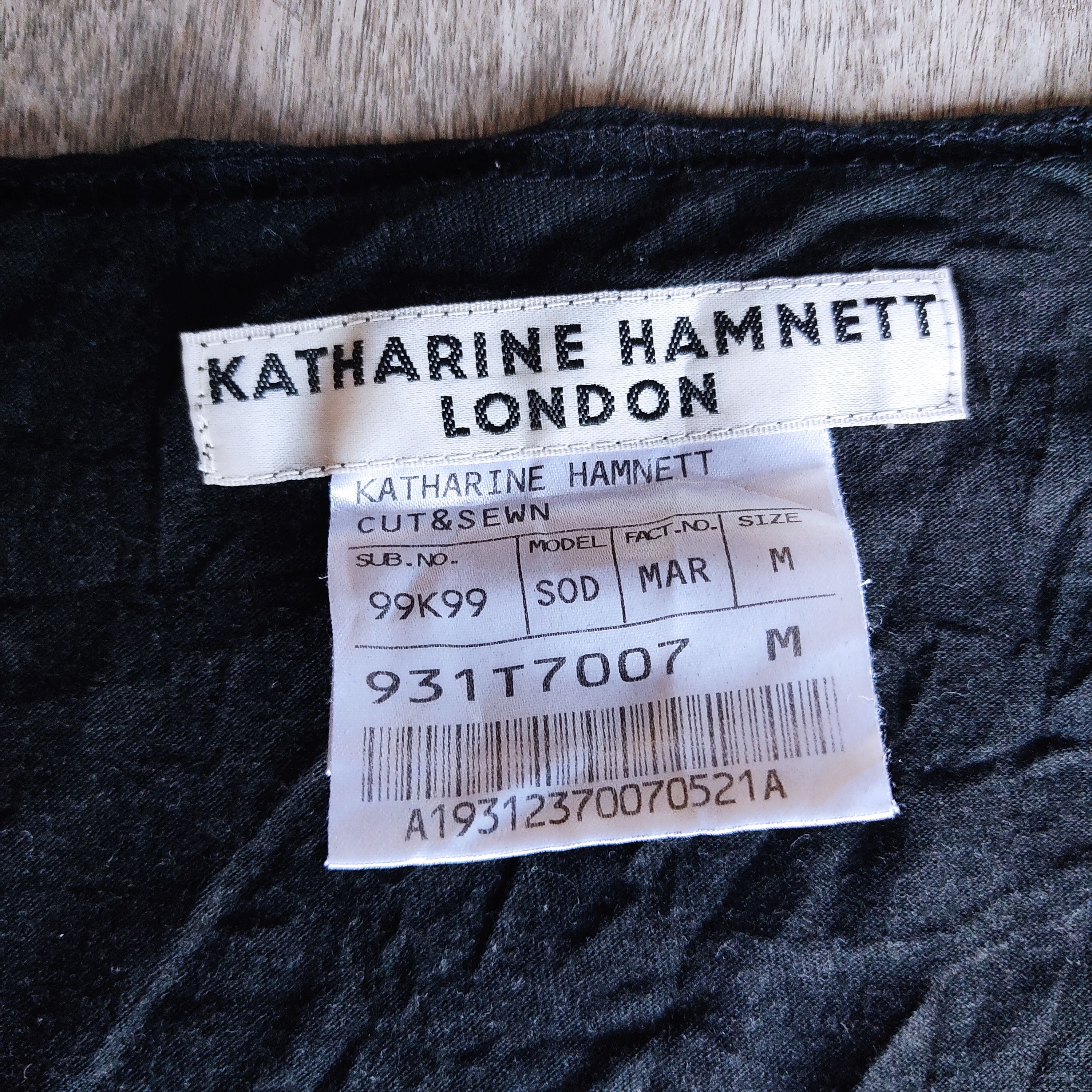 Arts & Science × Designer × Katharine Hamnett London Save Life On Earth Design Graphics Soft Cotton Size US S / EU 44-46 / 1 - 2 Thumbnail