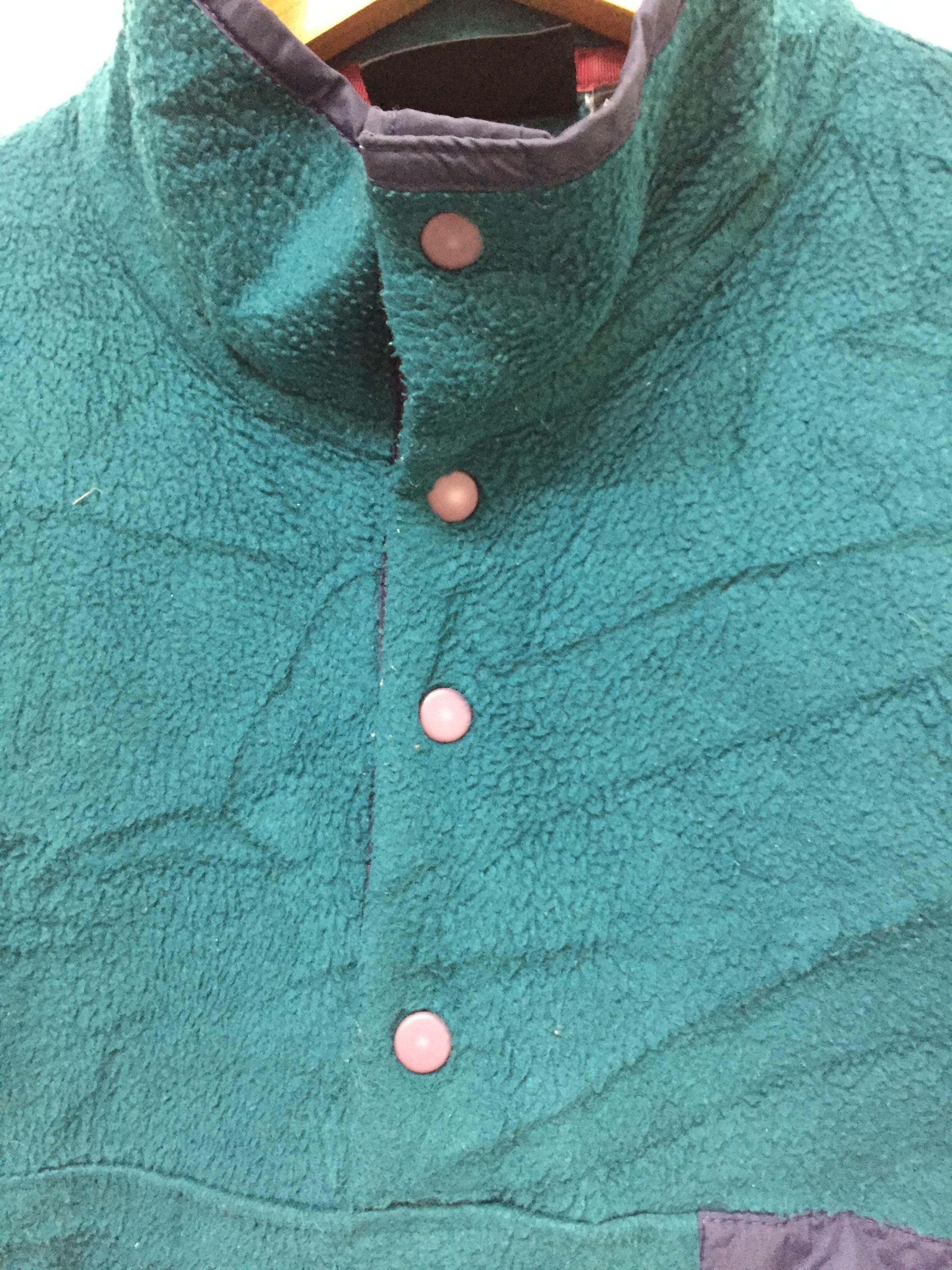 Patagonia 90's PATAGONIA fleece pocket snap button jacket Size US M / EU 48-50 / 2 - 7 Thumbnail