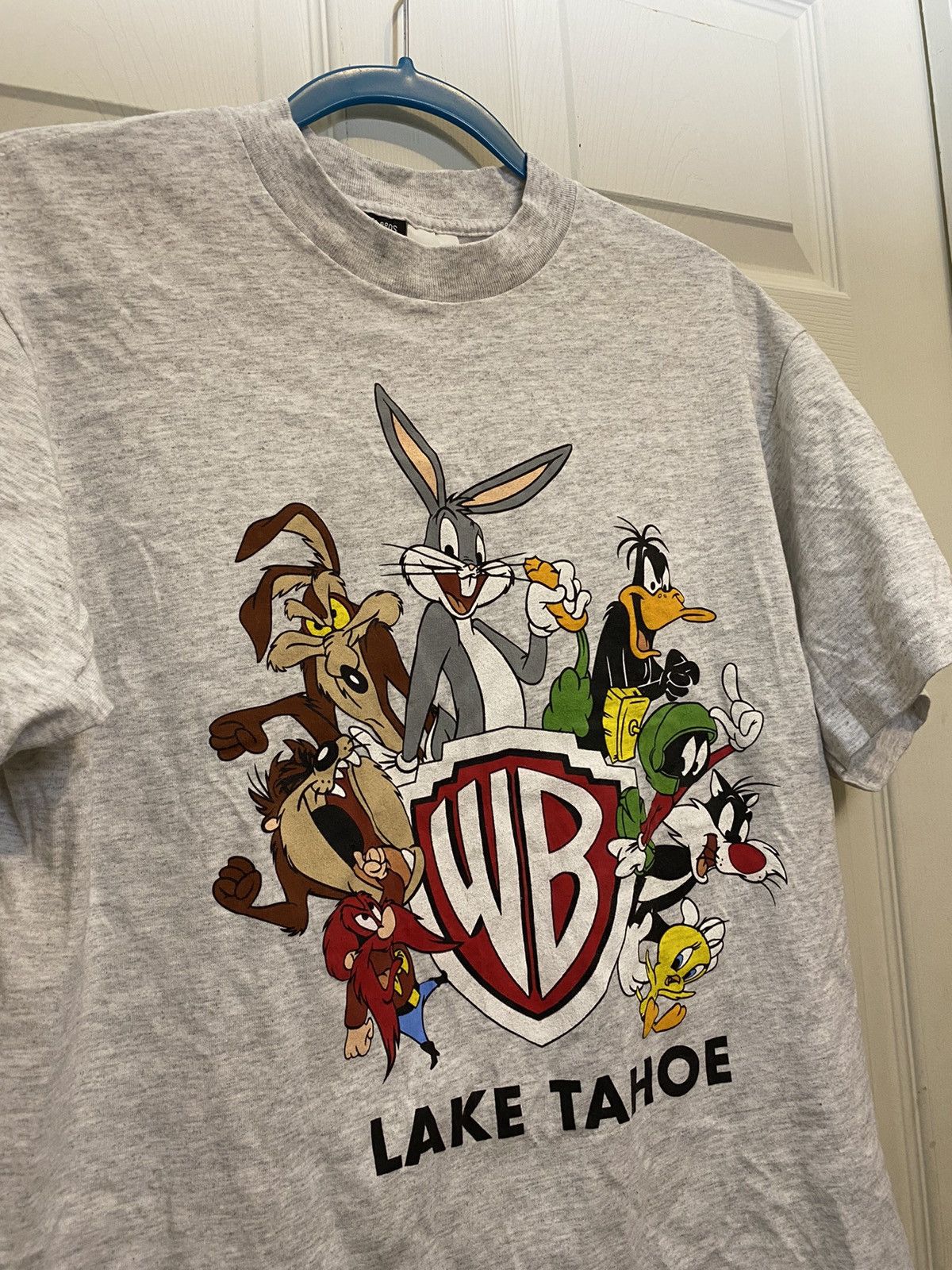 Vintage Vintage 1995 Looney Tunes Heather Grey T-Shirt Size US L / EU 52-54 / 3 - 1 Thumbnail