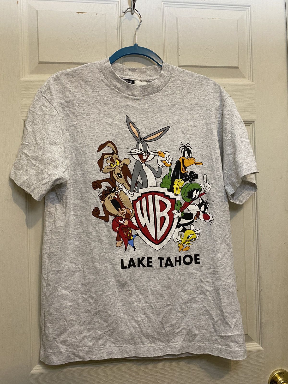 Vintage Vintage 1995 Looney Tunes Heather Grey T-Shirt Size US L / EU 52-54 / 3 - 5 Thumbnail