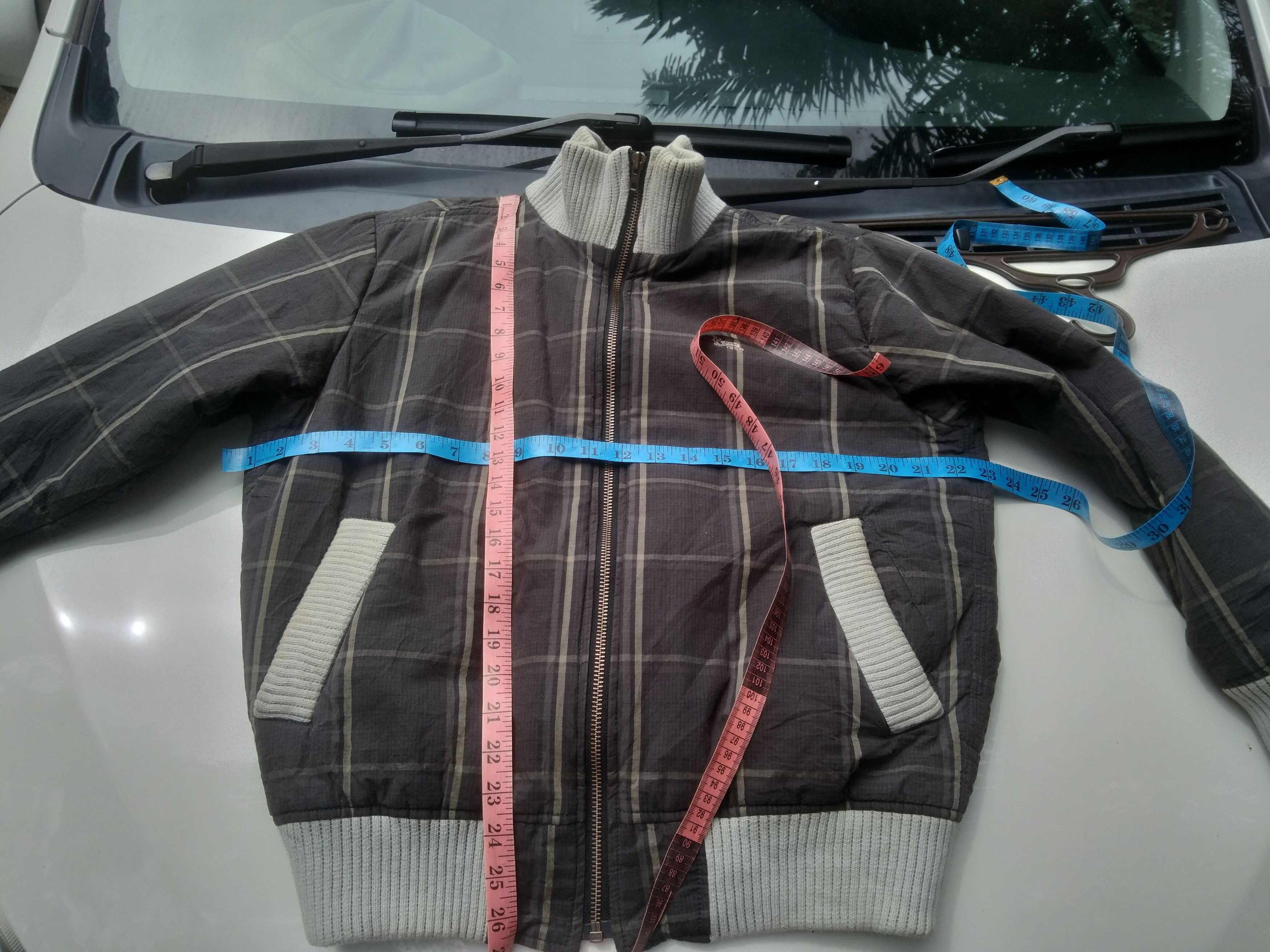 Japanese Brand MADE IN JAPAN CHECKERED BOMBER JACKET Size US M / EU 48-50 / 2 - 11 Thumbnail