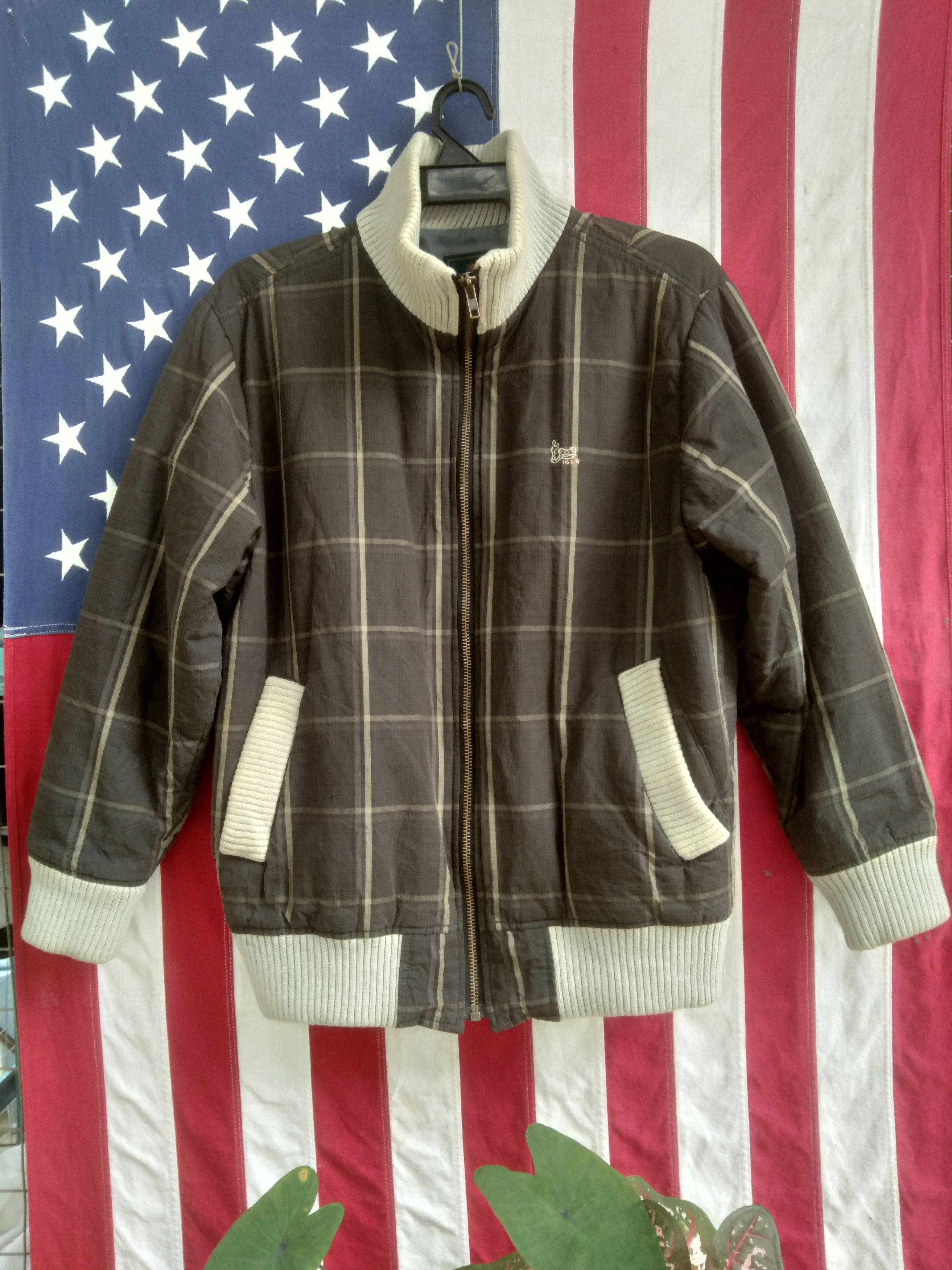 Japanese Brand MADE IN JAPAN CHECKERED BOMBER JACKET Size US M / EU 48-50 / 2 - 1 Thumbnail