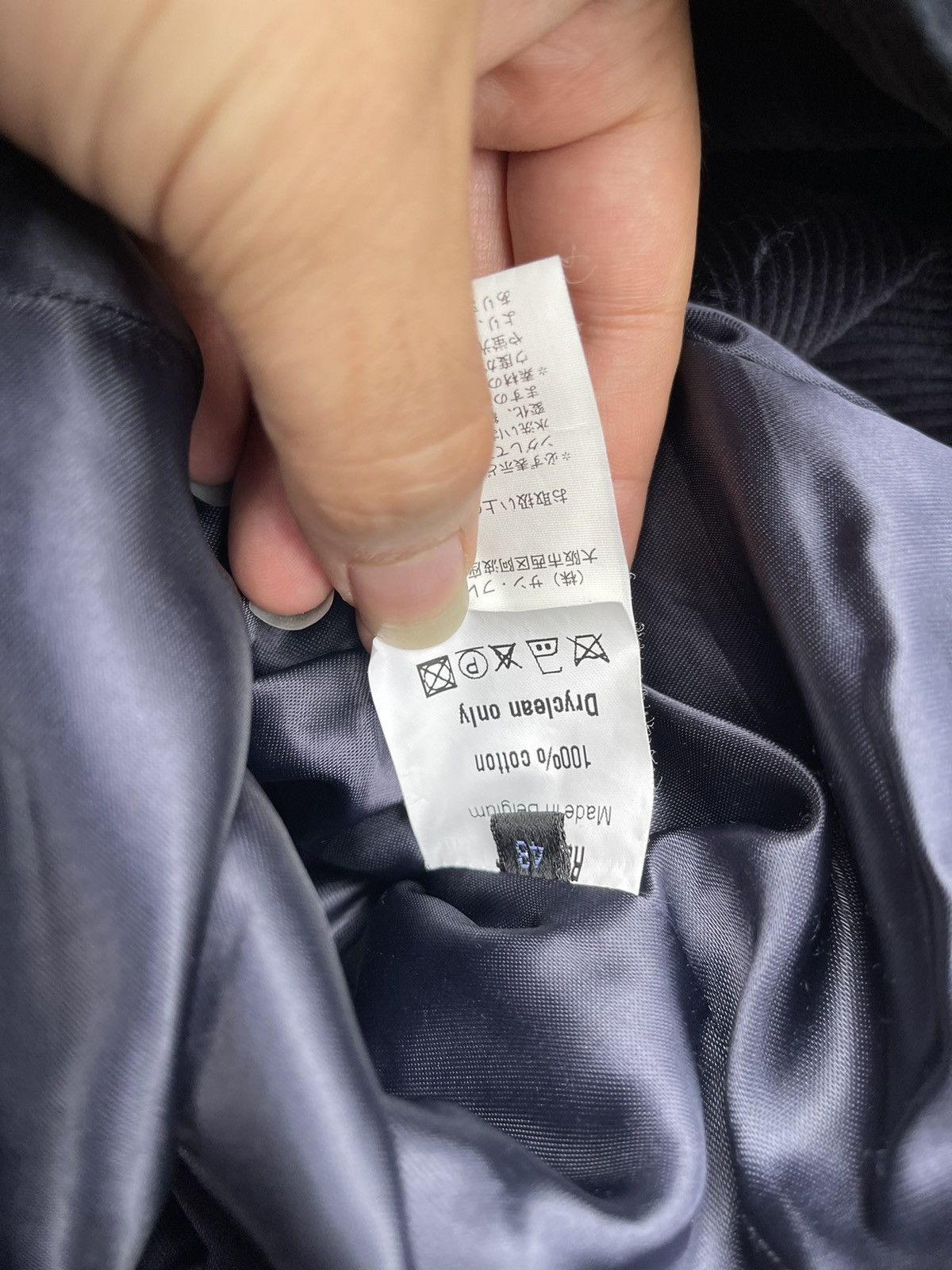 Raf Simons A/W2003 “Closer” Sample Riders Coat in Corduroy Size US M / EU 48-50 / 2 - 12 Thumbnail