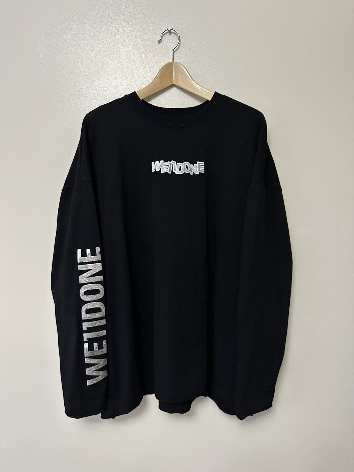 WE11DONE Welldone crewneck Size US L / EU 52-54 / 3 - 1 Thumbnail