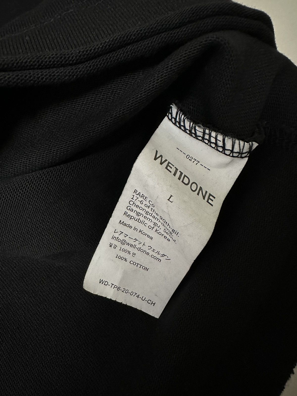 WE11DONE Welldone crewneck Size US L / EU 52-54 / 3 - 4 Thumbnail