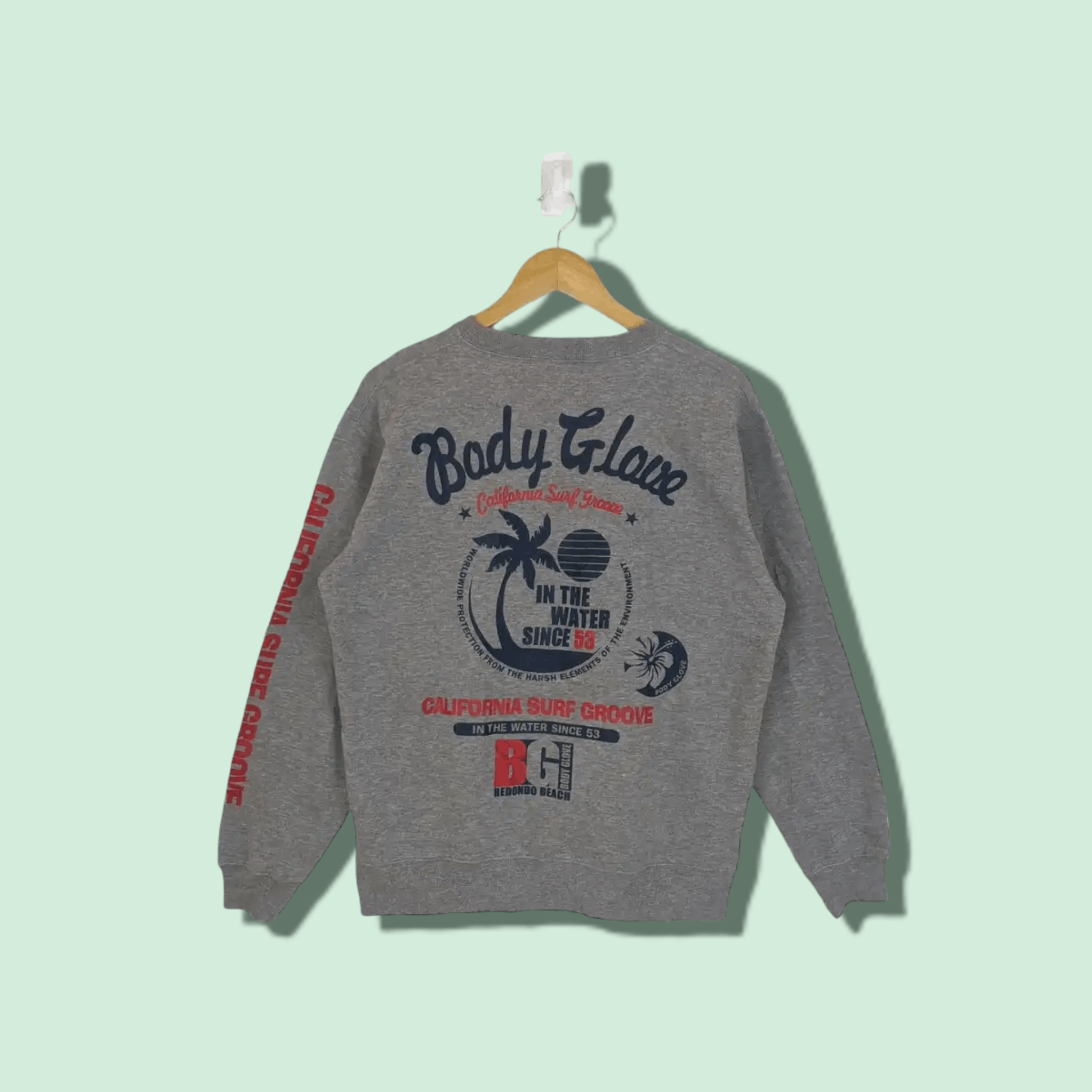 Body Glove BODY GLOVE Big Logo Jumper Sweatshirt Size US L / EU 52-54 / 3 - 1 Thumbnail