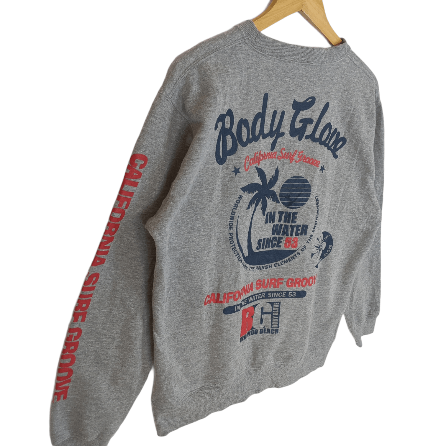 Body Glove BODY GLOVE Big Logo Jumper Sweatshirt Size US L / EU 52-54 / 3 - 5 Thumbnail