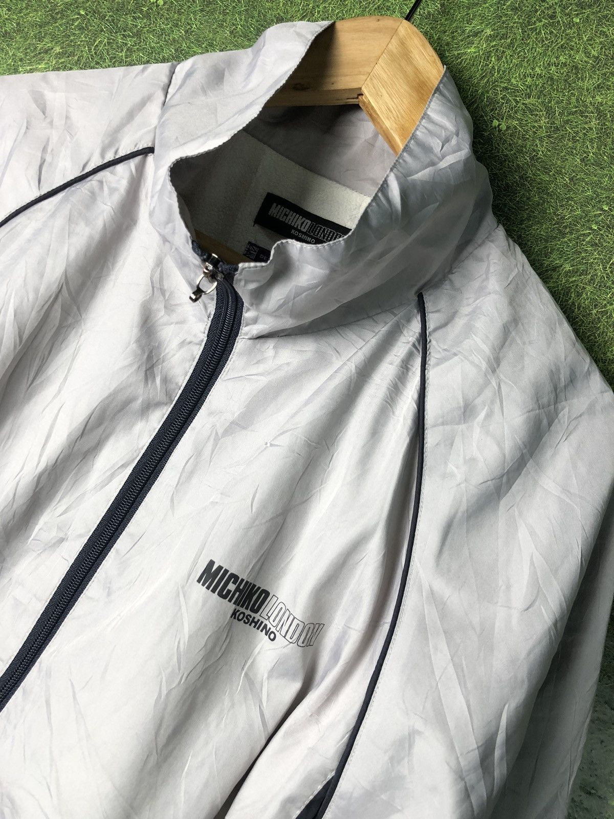 Designer × Michiko Koshino London × Vintage VINTAGE MICHIKO LONDON KOSHINO WINDBREAKER FLECE INER JACKET Size US L / EU 52-54 / 3 - 3 Thumbnail