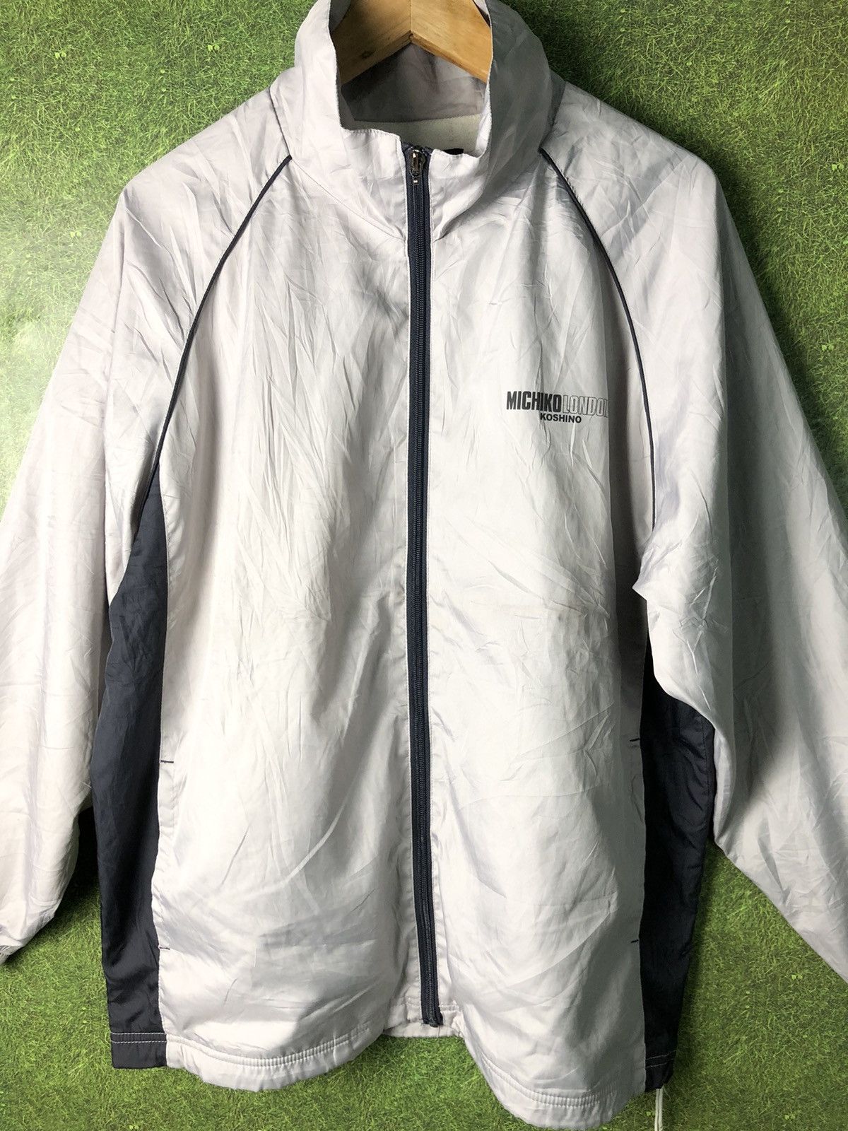Designer × Michiko Koshino London × Vintage VINTAGE MICHIKO LONDON KOSHINO WINDBREAKER FLECE INER JACKET Size US L / EU 52-54 / 3 - 1 Thumbnail