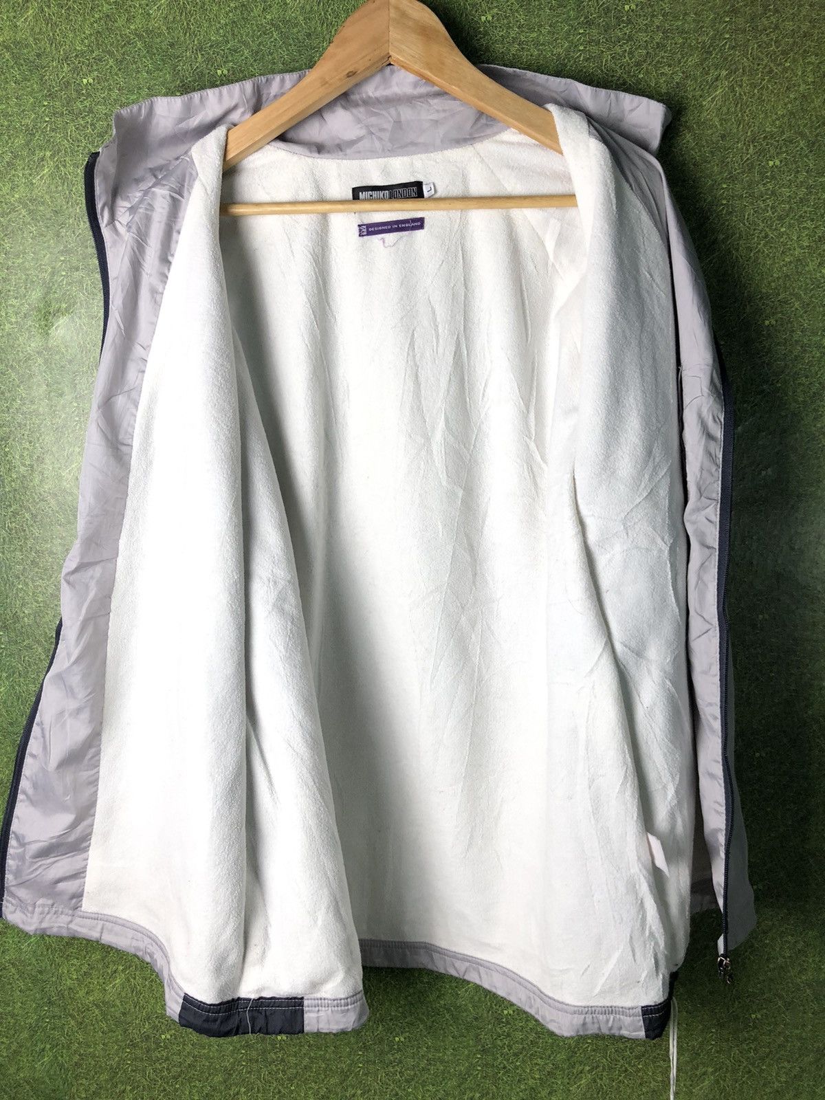 Designer × Michiko Koshino London × Vintage VINTAGE MICHIKO LONDON KOSHINO WINDBREAKER FLECE INER JACKET Size US L / EU 52-54 / 3 - 6 Thumbnail