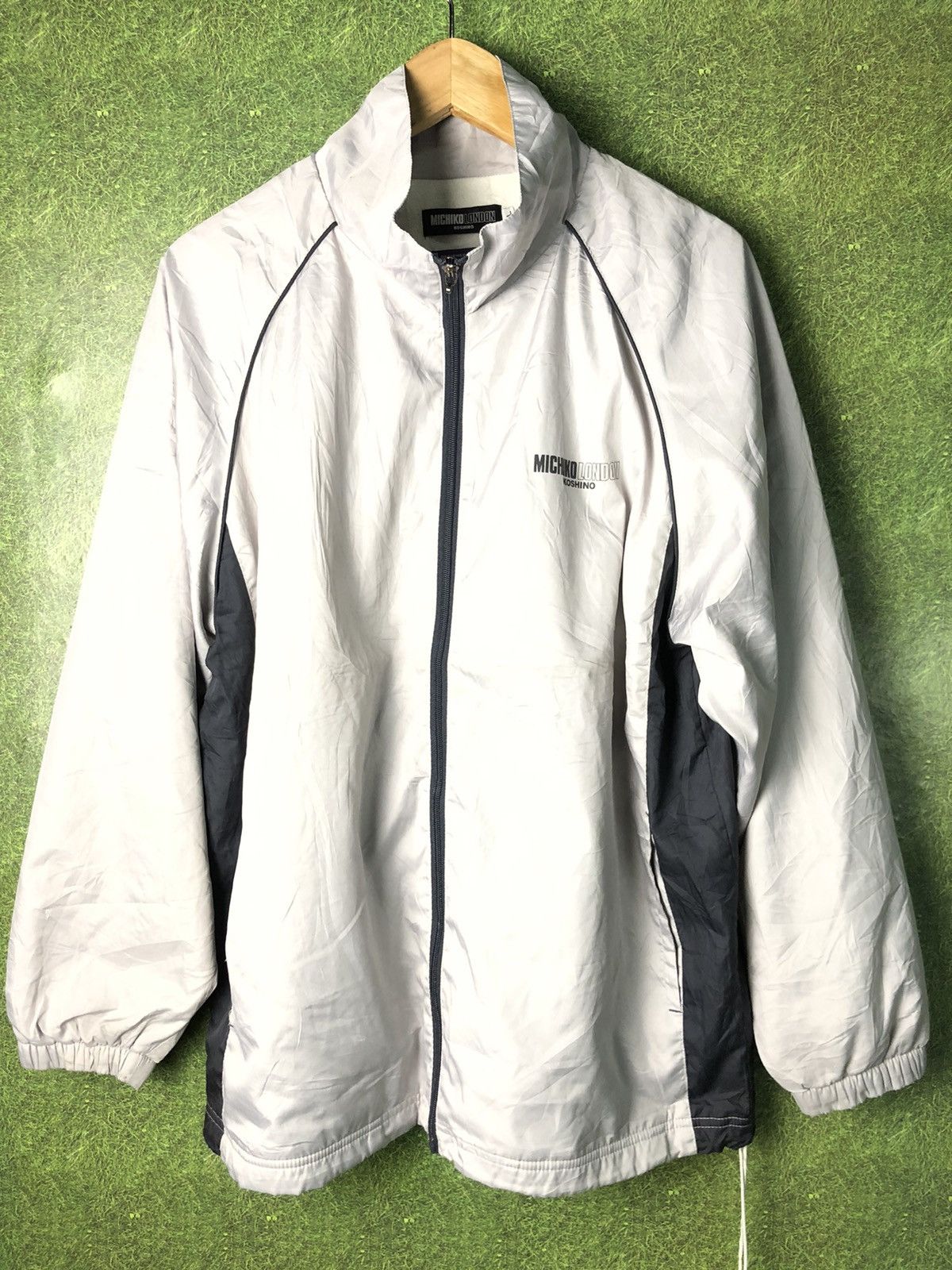 Designer × Michiko Koshino London × Vintage VINTAGE MICHIKO LONDON KOSHINO WINDBREAKER FLECE INER JACKET Size US L / EU 52-54 / 3 - 4 Thumbnail
