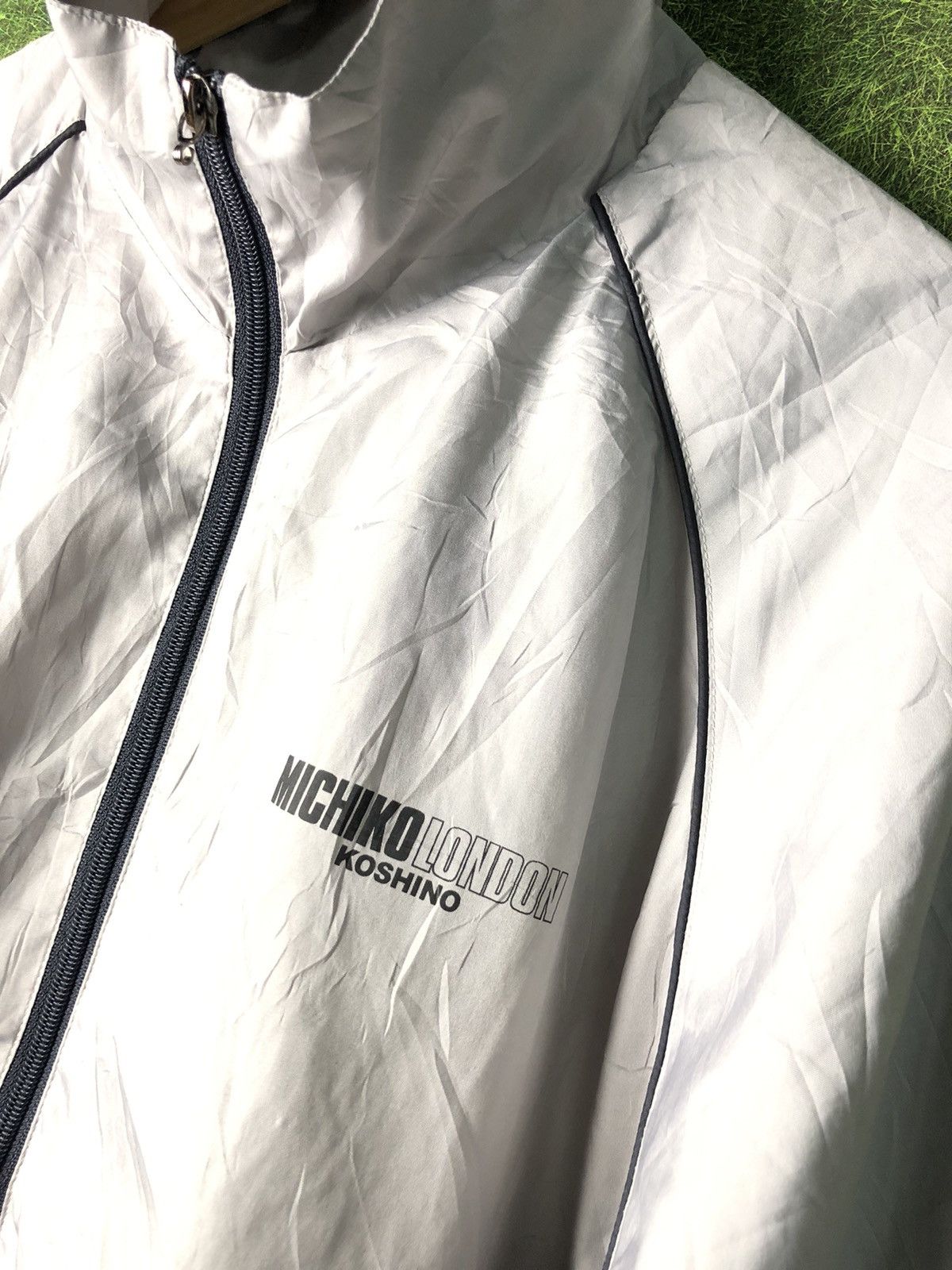 Designer × Michiko Koshino London × Vintage VINTAGE MICHIKO LONDON KOSHINO WINDBREAKER FLECE INER JACKET Size US L / EU 52-54 / 3 - 2 Thumbnail