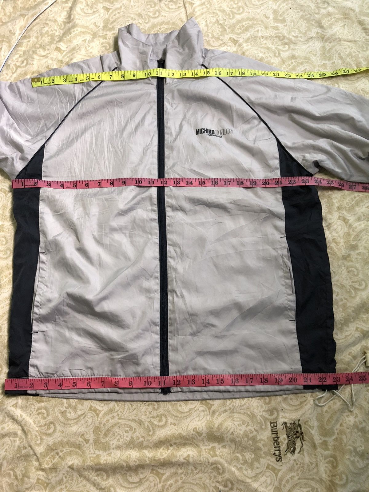 Designer × Michiko Koshino London × Vintage VINTAGE MICHIKO LONDON KOSHINO WINDBREAKER FLECE INER JACKET Size US L / EU 52-54 / 3 - 11 Thumbnail