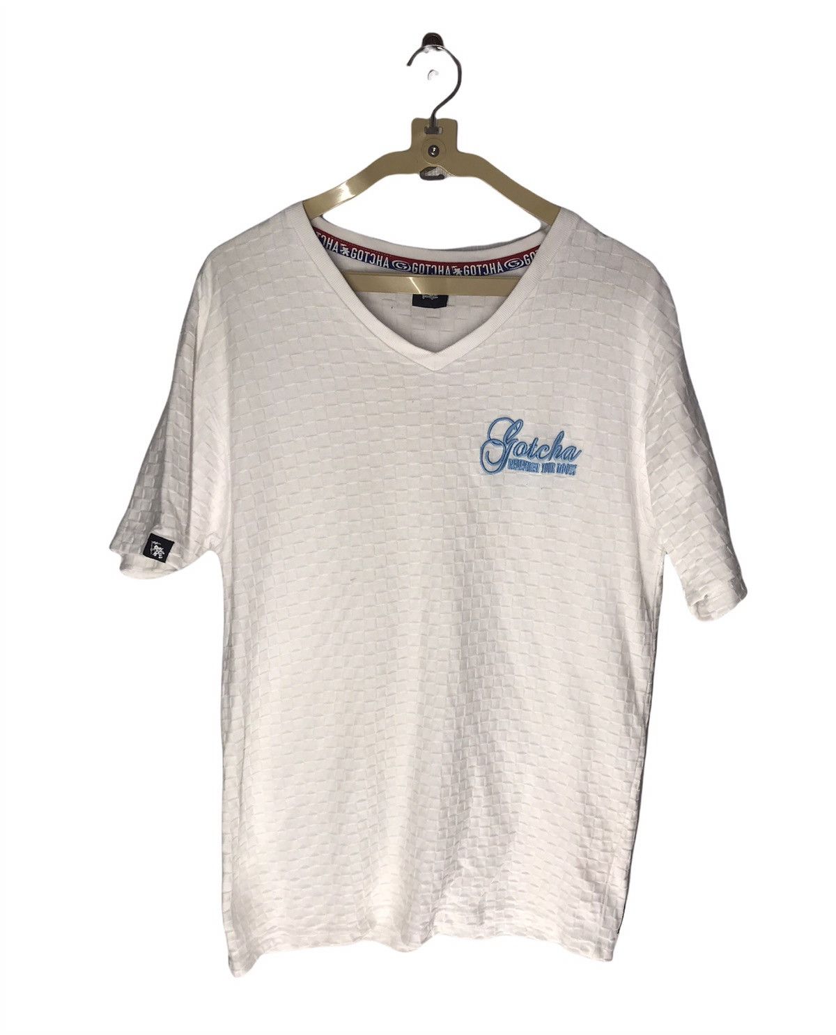 Gotcha Gotcha vneck plaid tshirt Size US M / EU 48-50 / 2 - 1 Thumbnail