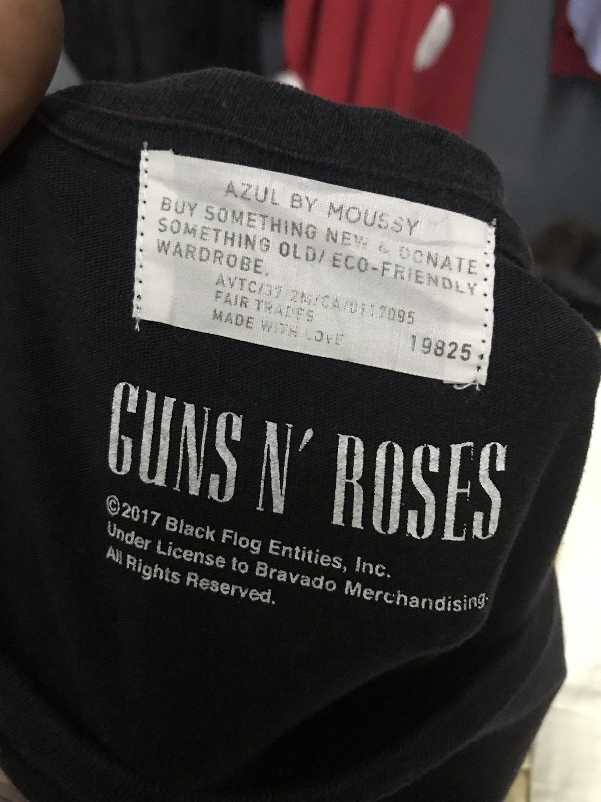 Band Tees × Designer × Guns N' Roses Gun N roses x azul by moussy tshirt Size US M / EU 48-50 / 2 - 3 Thumbnail