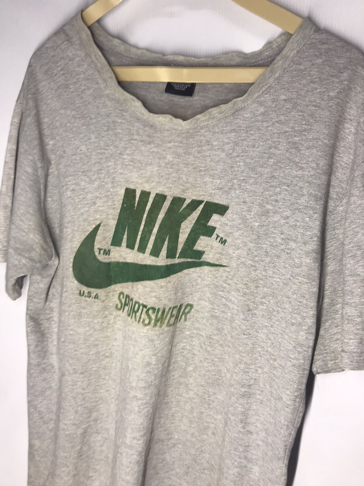 Nike × Vintage Vintage Nike sportwear spell and swoosh printed tshirt Size US M / EU 48-50 / 2 - 6 Thumbnail