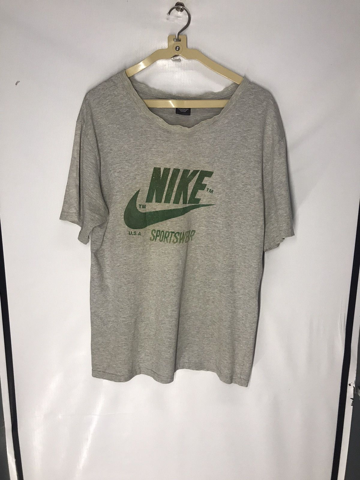 Nike × Vintage Vintage Nike sportwear spell and swoosh printed tshirt Size US M / EU 48-50 / 2 - 9 Thumbnail