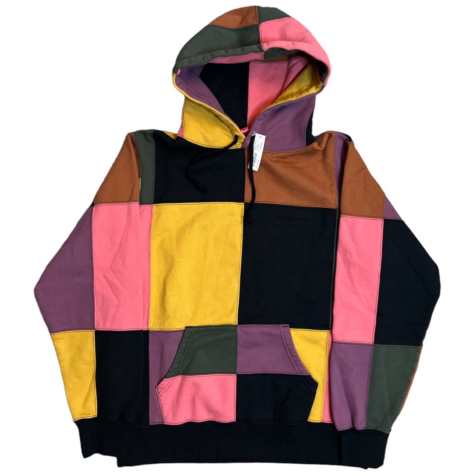 Supreme Supreme Patchwork Hoodie size Medium DSWT Size US M / EU 48-50 / 2 - 1 Thumbnail