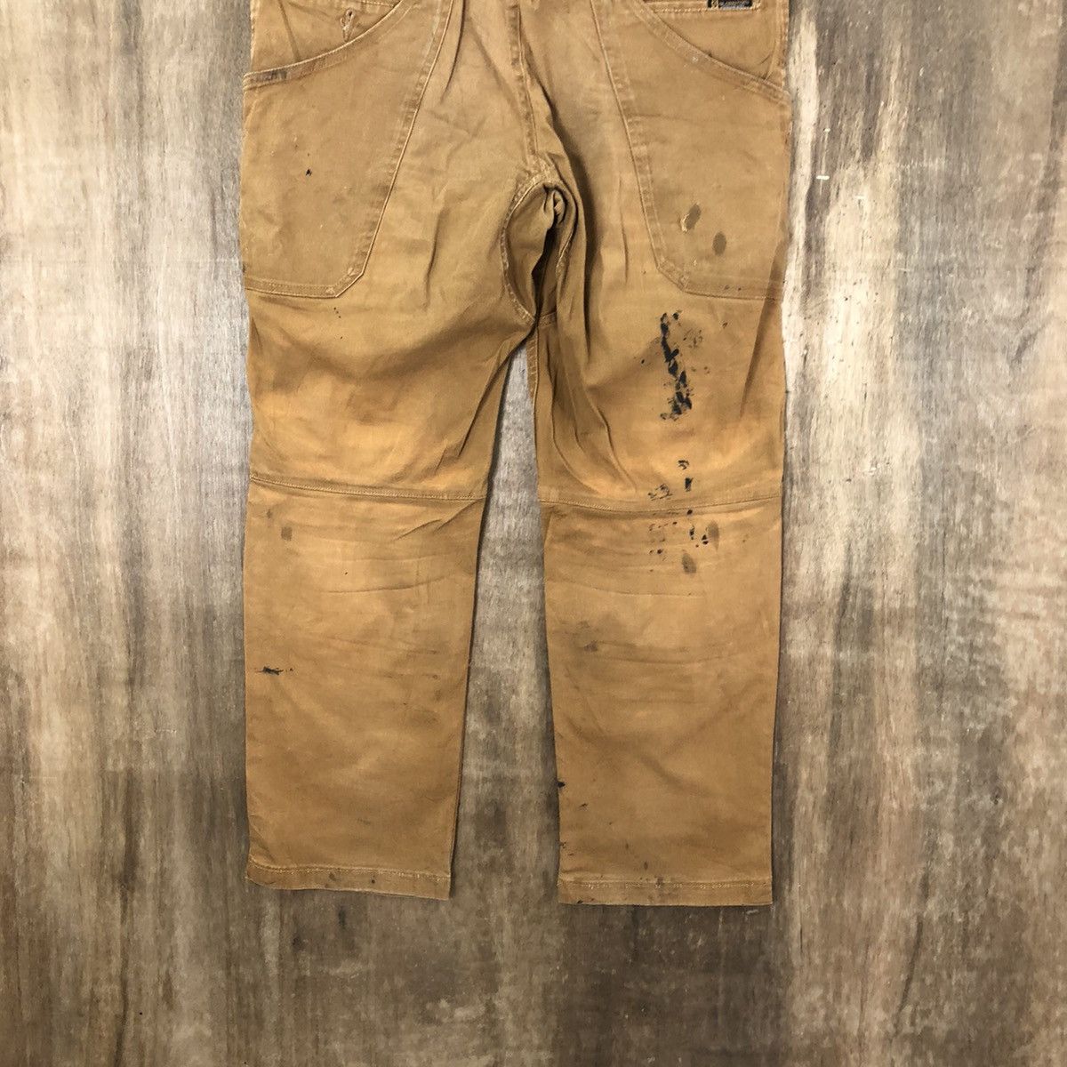 Japanese Brand Gladiotor faded distressed Brown Cargo pants #6242 Size US 33 - 10 Thumbnail