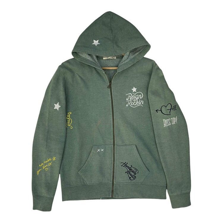 Vintage Vintage Reign italia Zipper Hoodies Size M Size US M / EU 48-50 / 2 - 1 Thumbnail