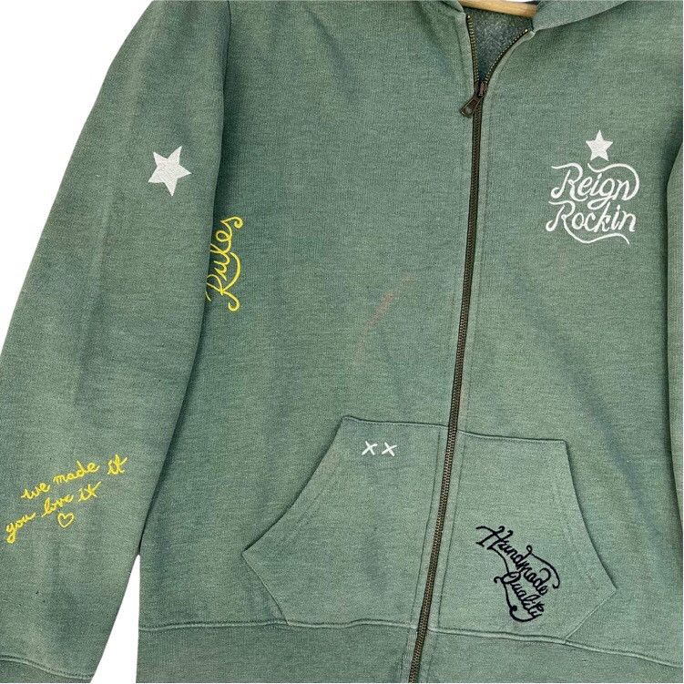 Vintage Vintage Reign italia Zipper Hoodies Size M Size US M / EU 48-50 / 2 - 5 Thumbnail