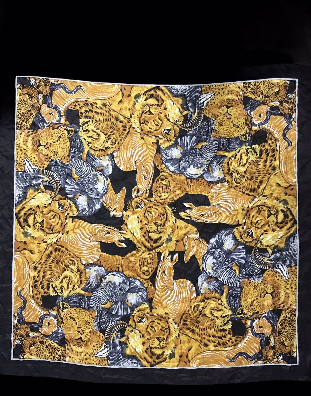 Other Vintage Safari Full All Over Printed Animal Screen Scarf Size ONE SIZE - 2 Thumbnail