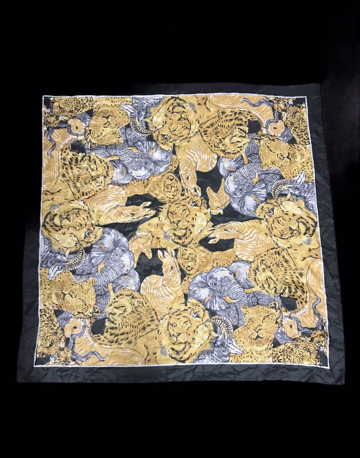 Other Vintage Safari Full All Over Printed Animal Screen Scarf Size ONE SIZE - 3 Thumbnail