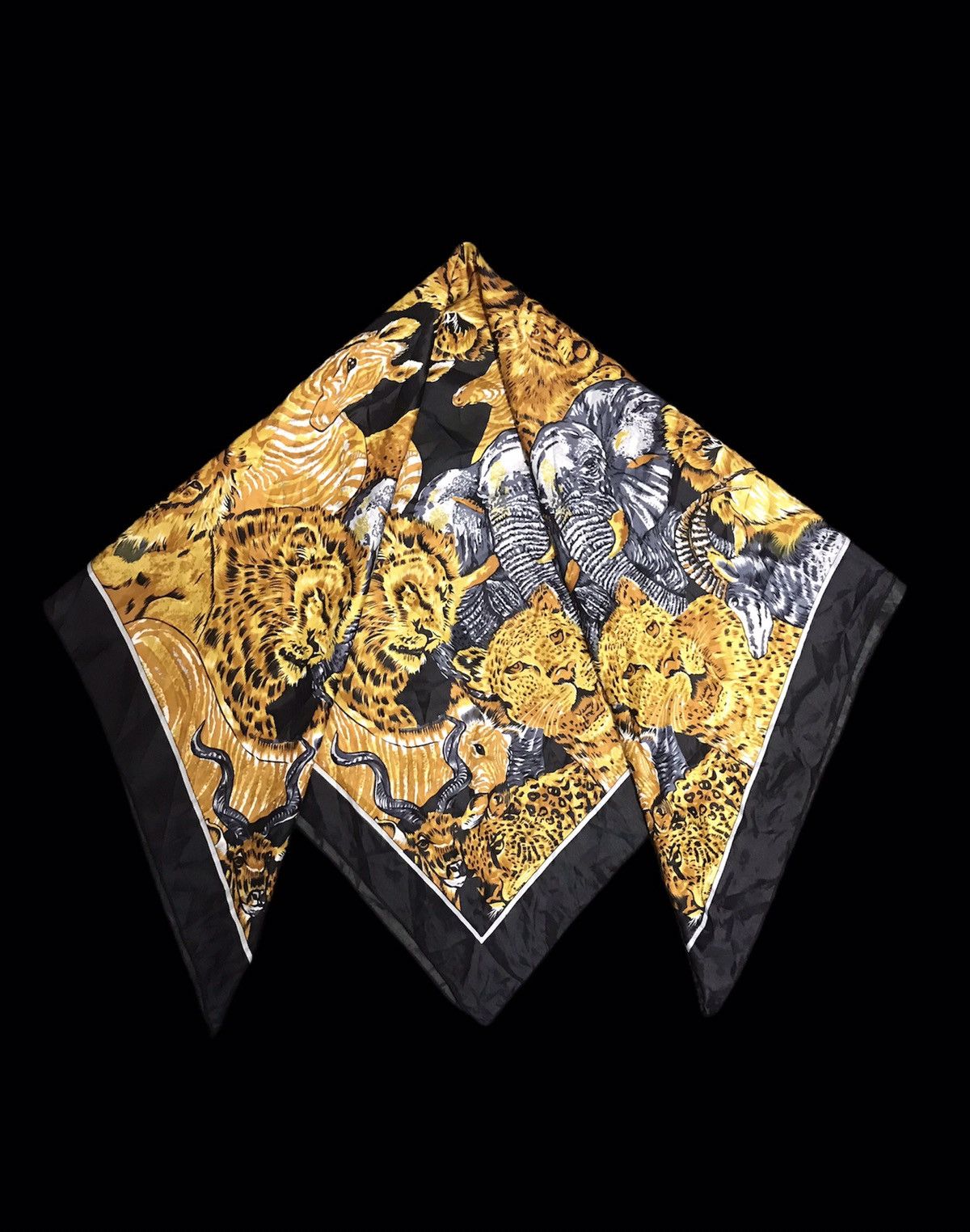 Vintage Safari Full All Over Printed Animal Screen Scarf