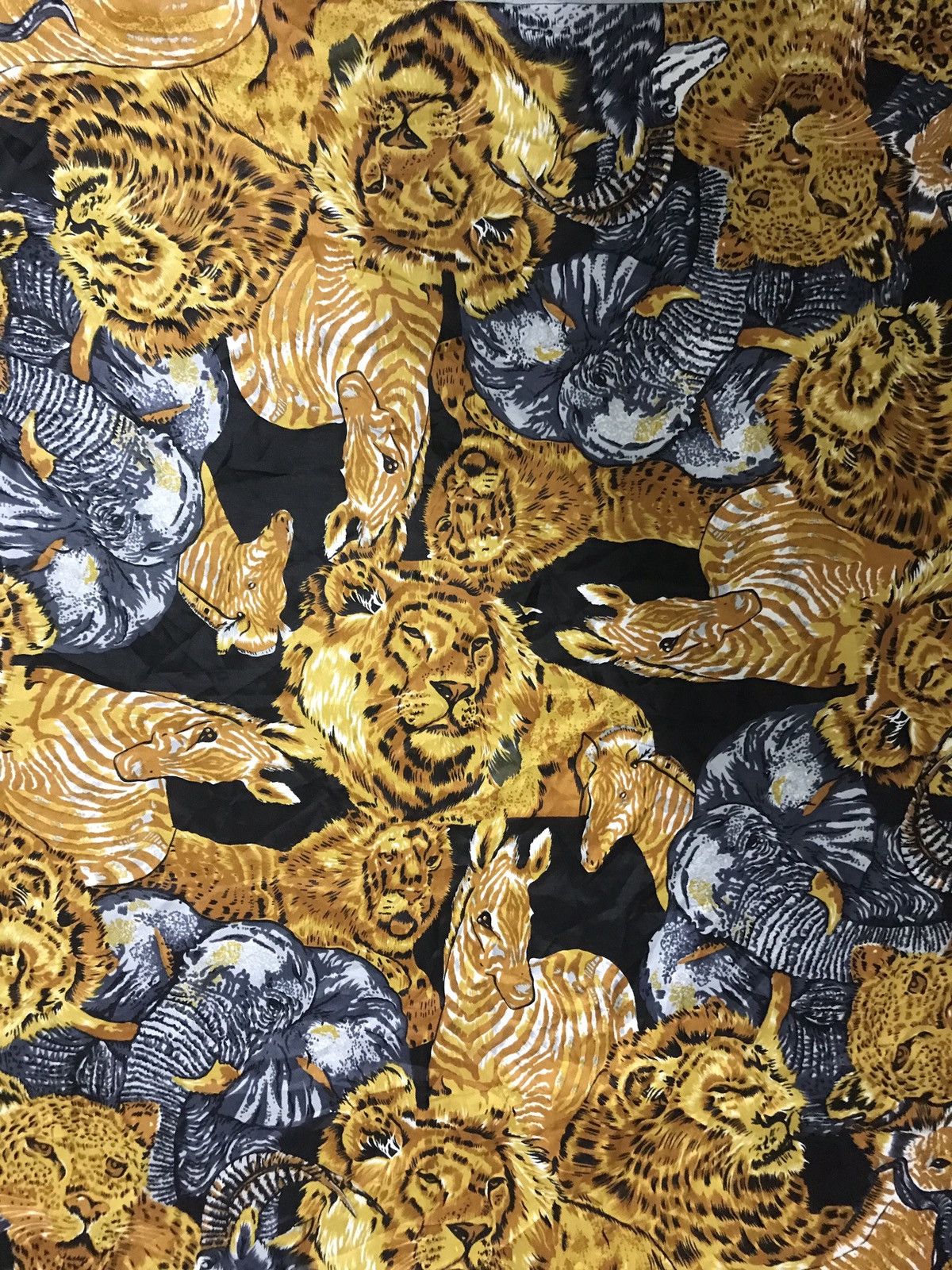 Other Vintage Safari Full All Over Printed Animal Screen Scarf Size ONE SIZE - 4 Thumbnail
