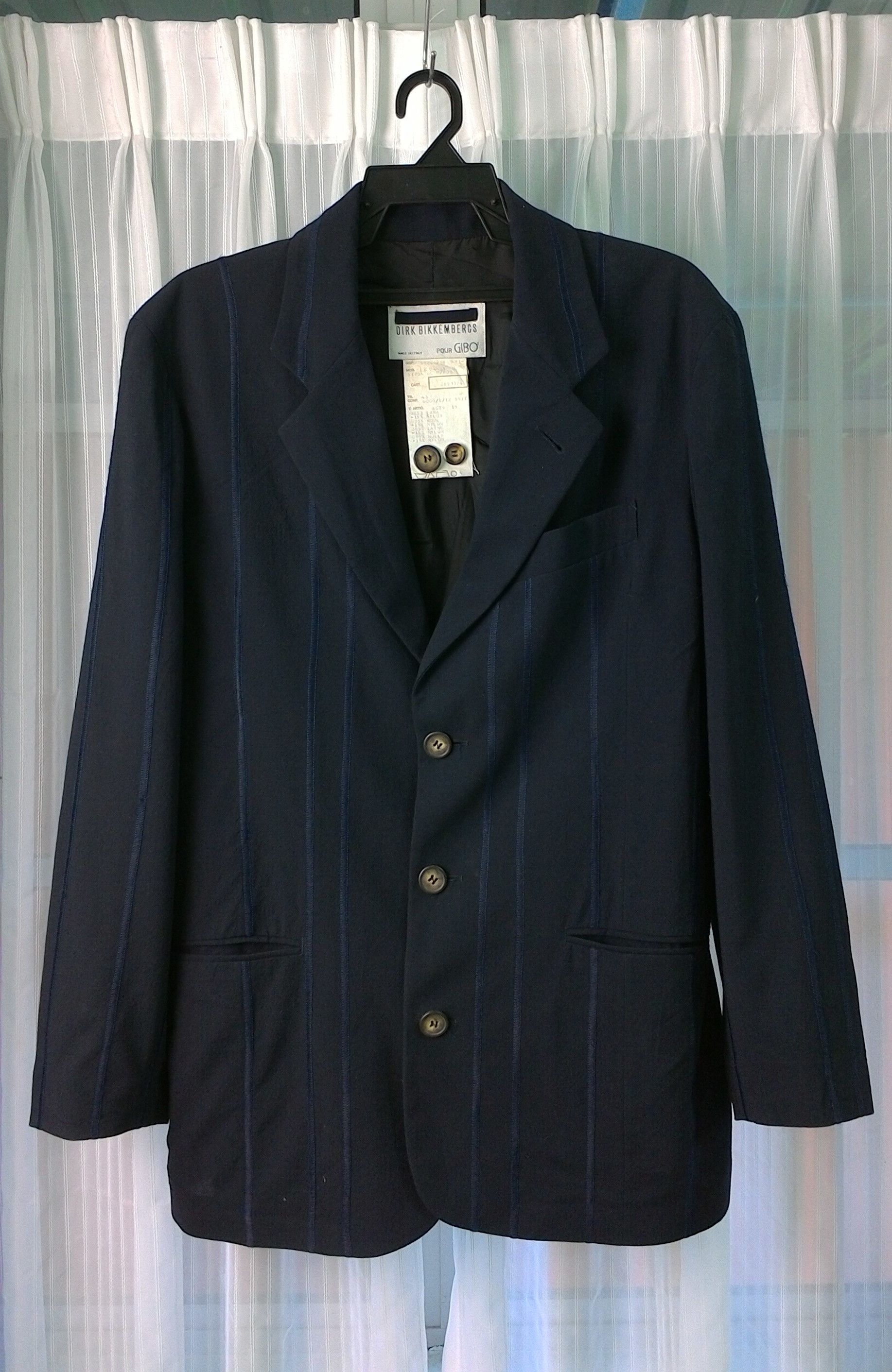 Dirk Bikkembergs 💖 DIRK BIKKEMBERGS Rare Design Blazer Jacket Size US S / EU 44-46 / 1 - 1 Thumbnail