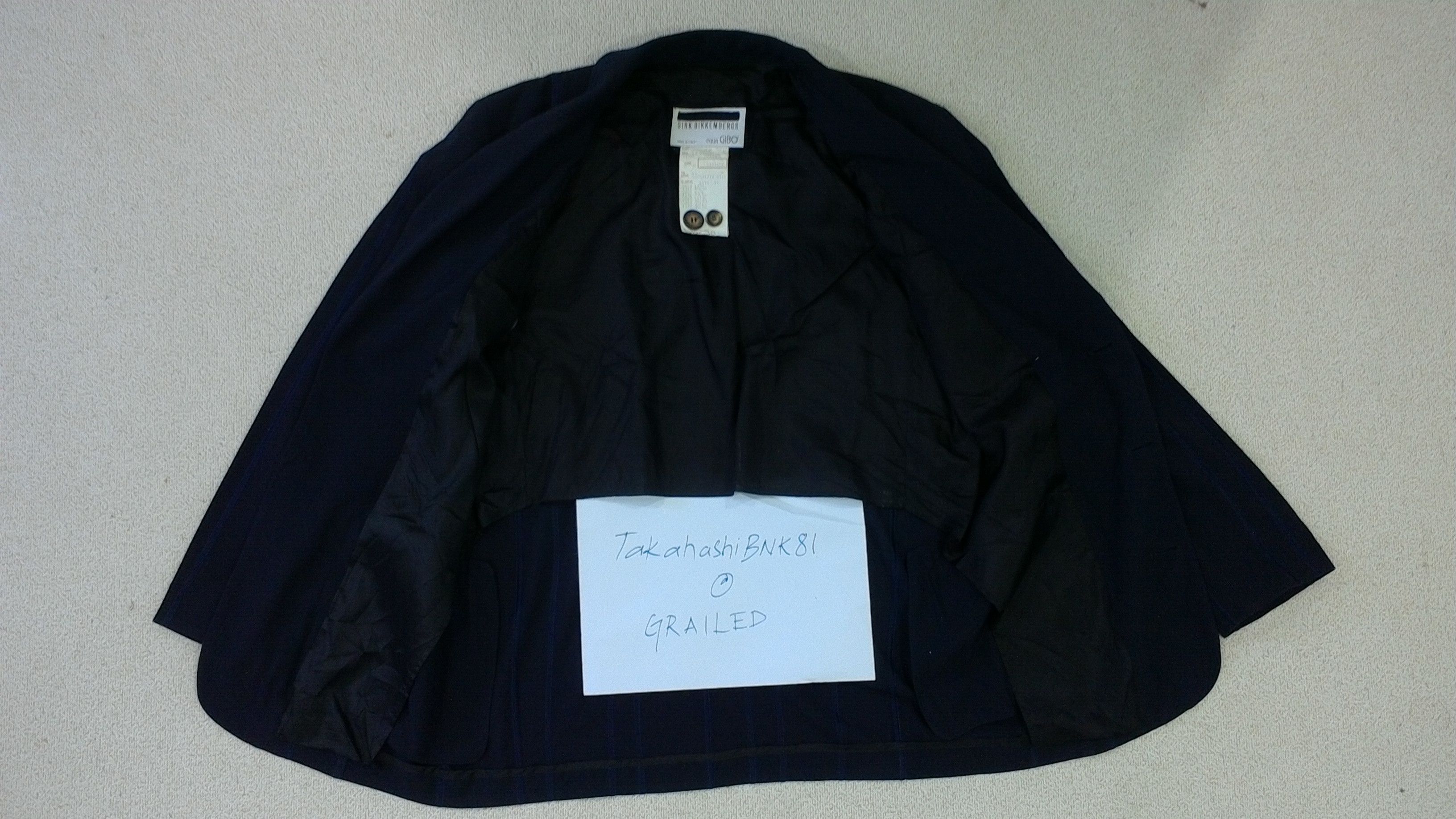 Dirk Bikkembergs 💖 DIRK BIKKEMBERGS Rare Design Blazer Jacket Size US S / EU 44-46 / 1 - 5 Thumbnail