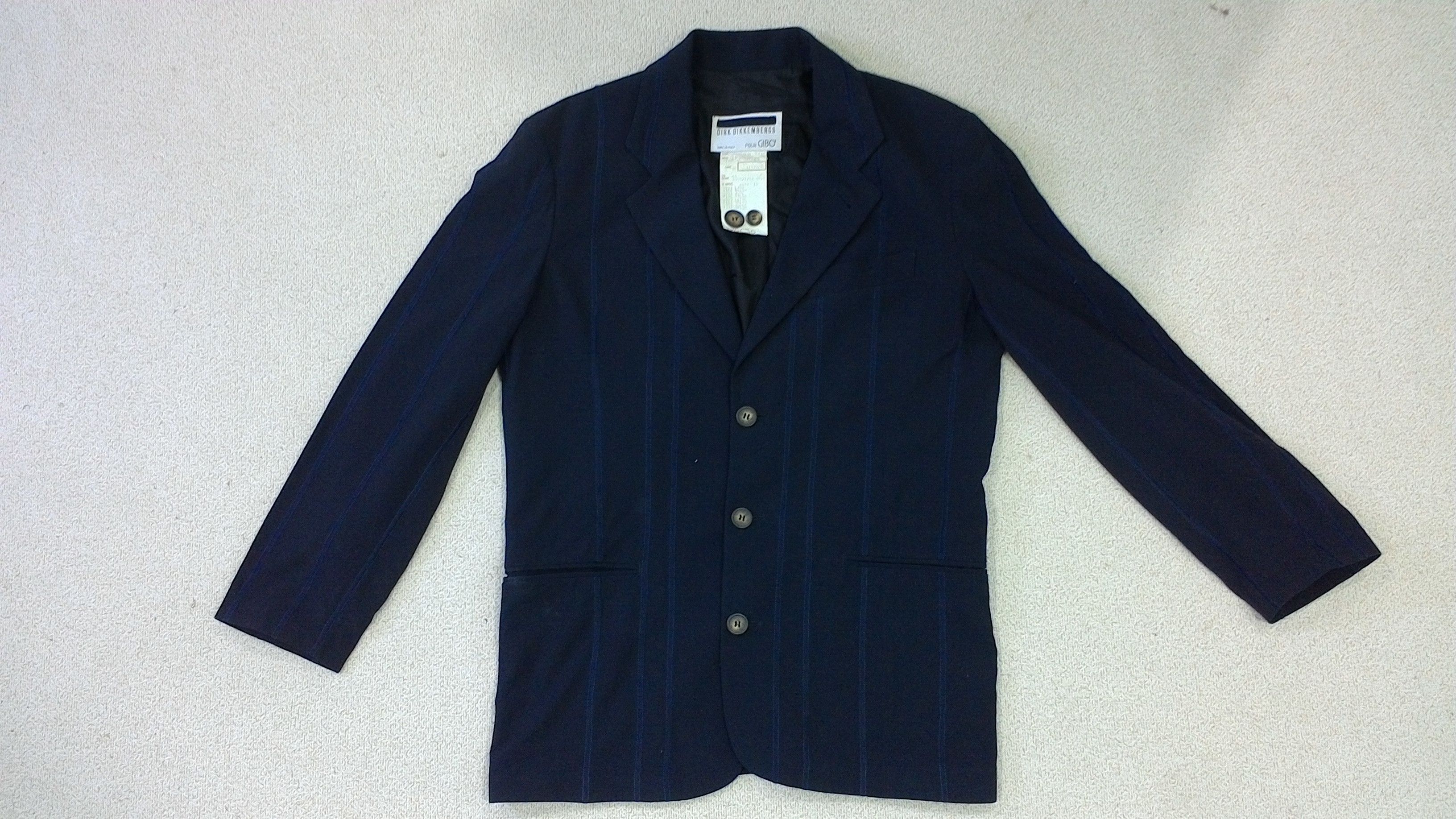 Dirk Bikkembergs 💖 DIRK BIKKEMBERGS Rare Design Blazer Jacket Size US S / EU 44-46 / 1 - 3 Thumbnail