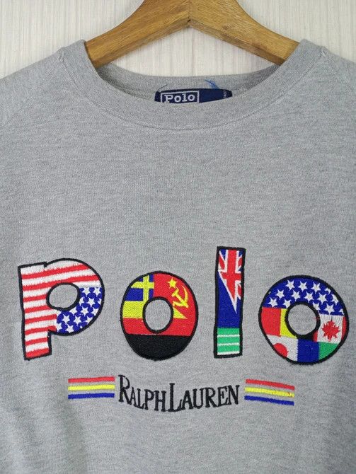 Polo Ralph Lauren Rare Vintage Polo Ralph Lauren Embroidered Logo Sweatshirt Size US M / EU 48-50 / 2 - 3 Thumbnail